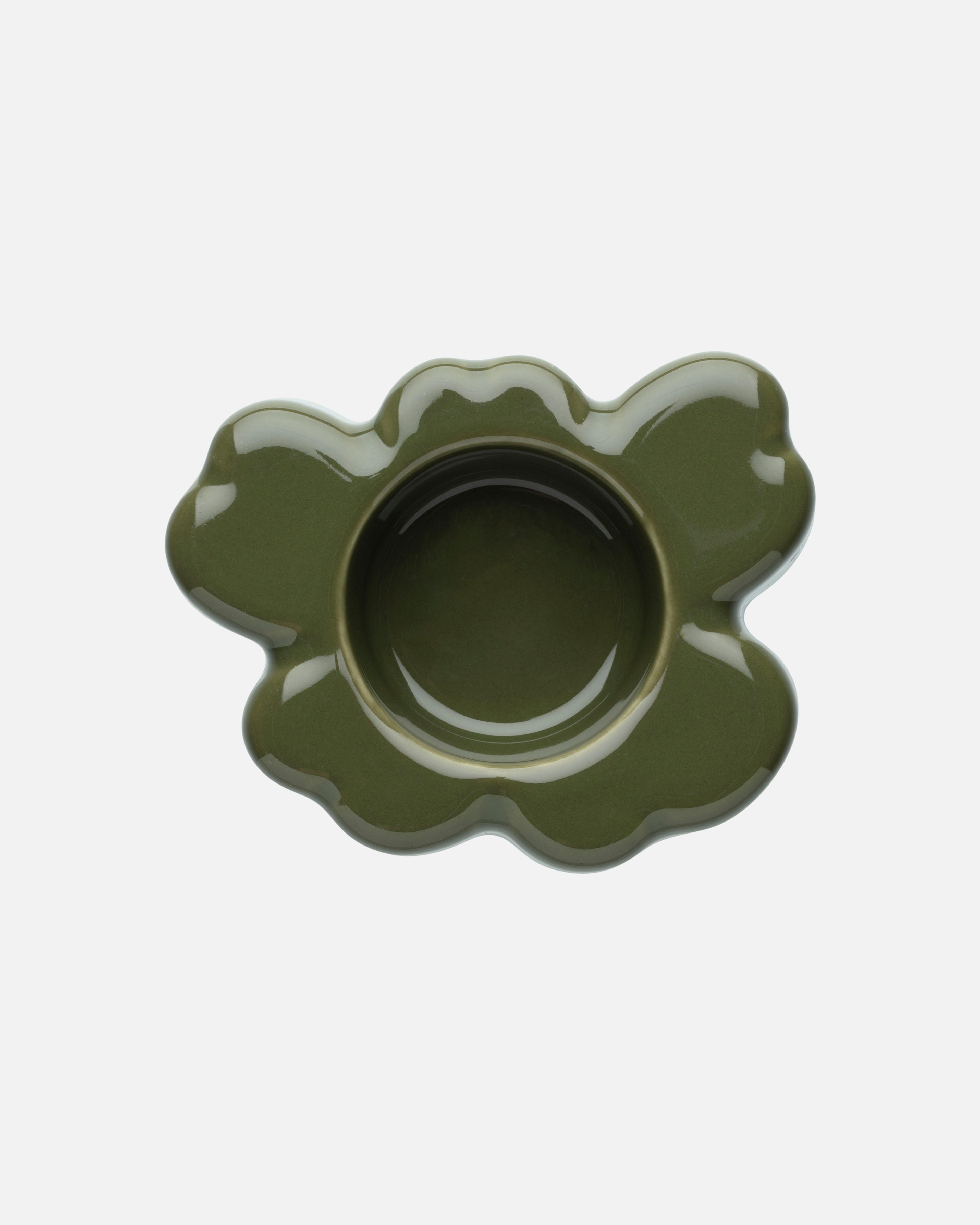 Unikko, Tea light holder, harvest green,