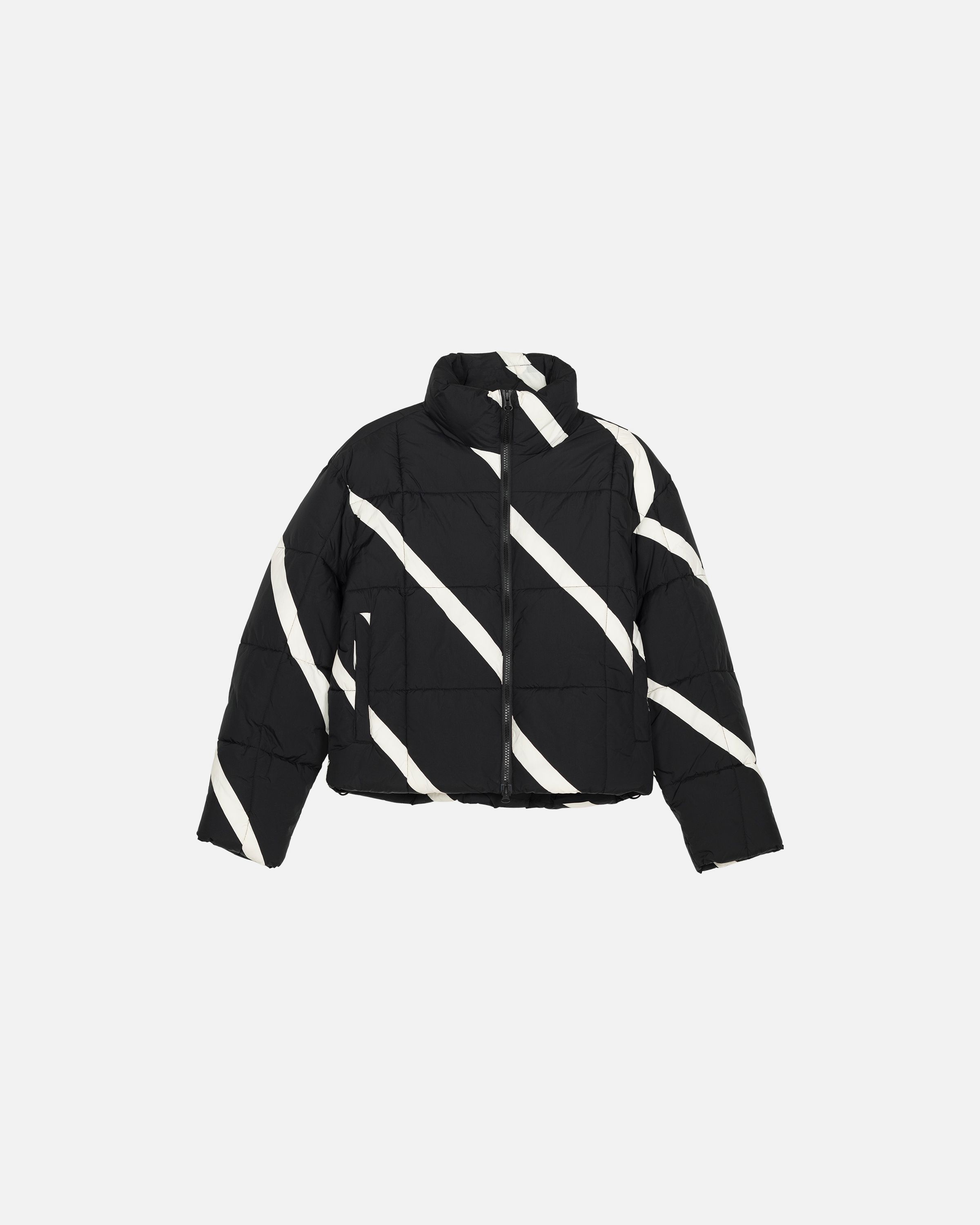 Taivos Basso Coat black, off white | Marimekko