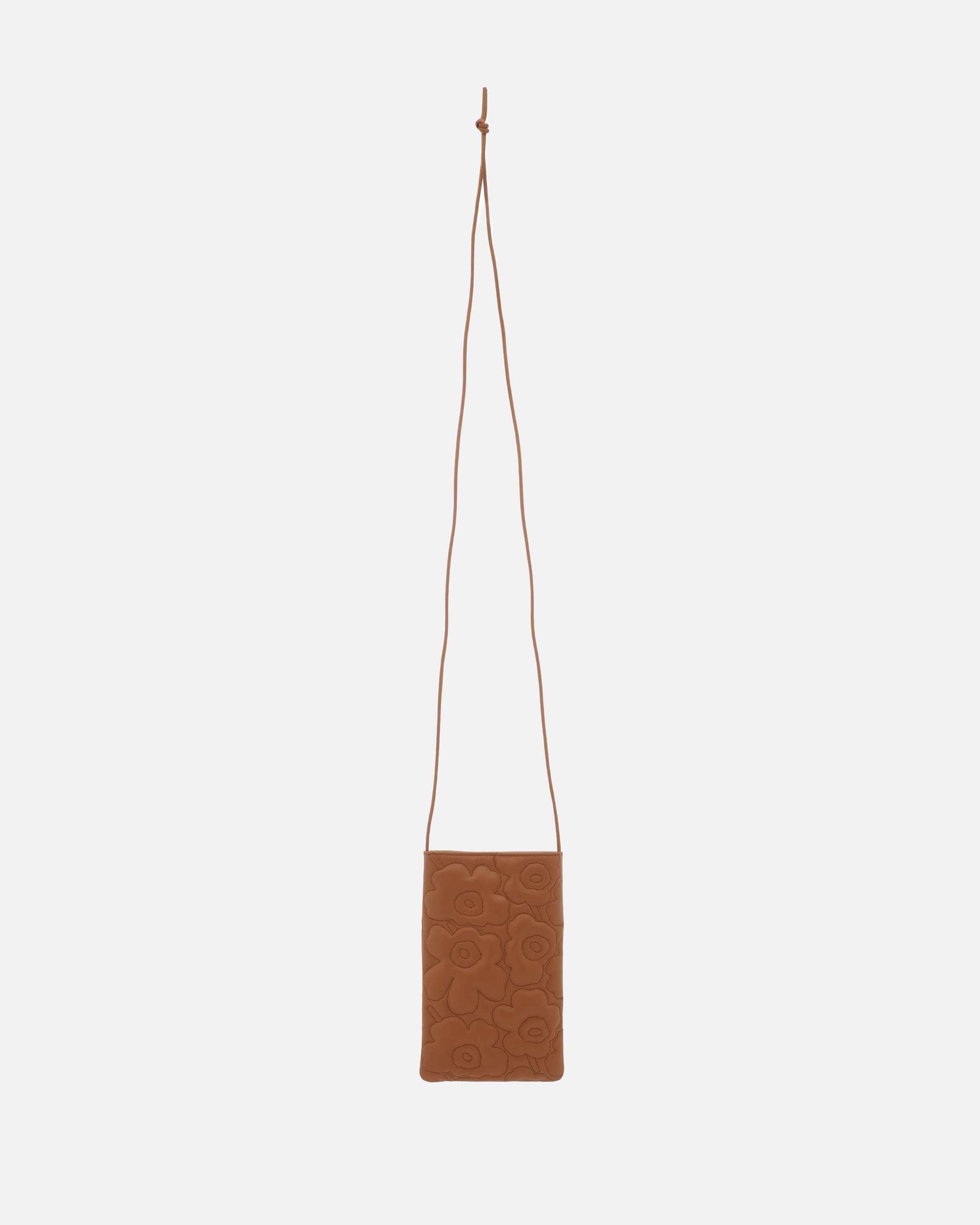 Phone Pocket Unikko Bag brown | Marimekko