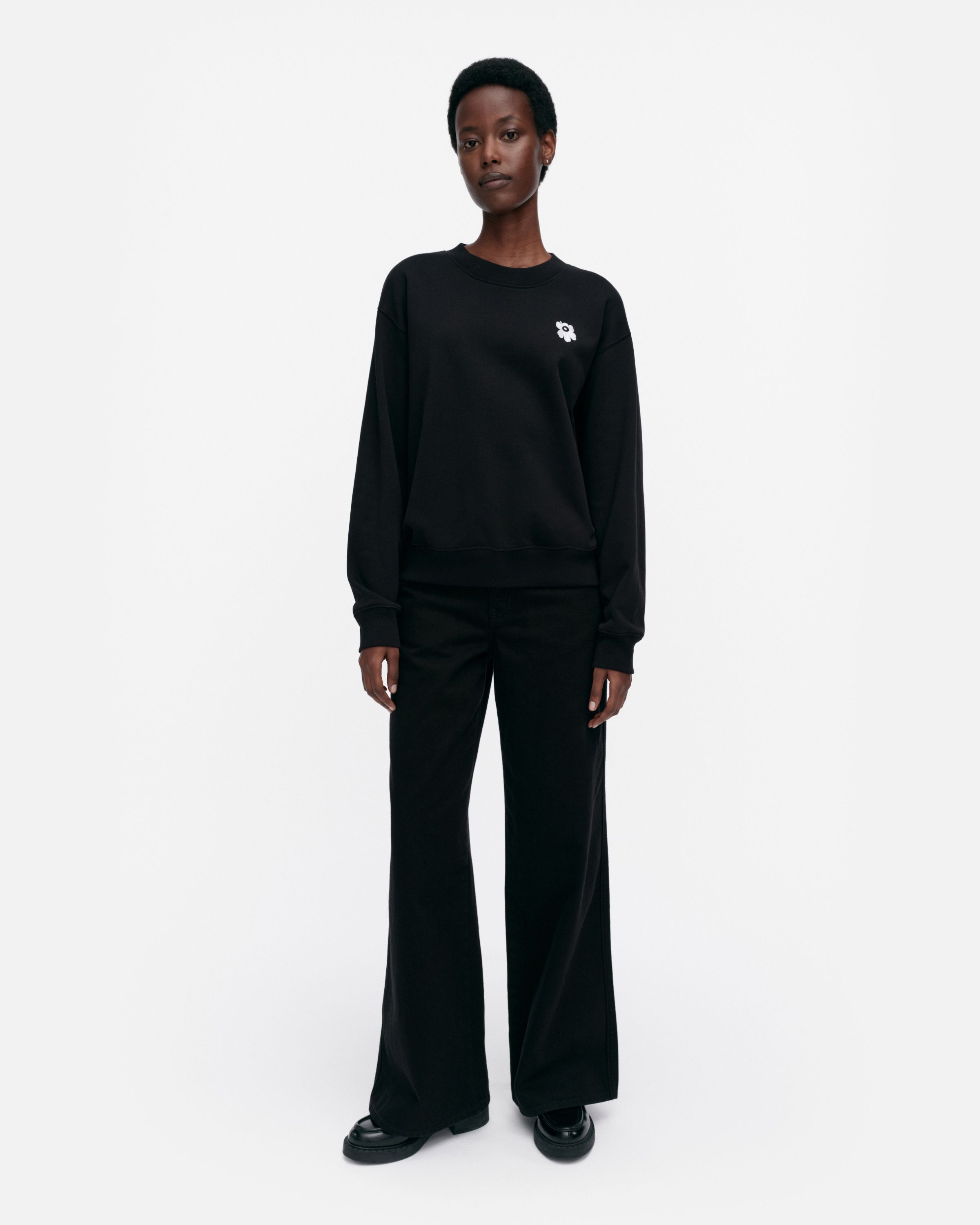 【2024AW】マリメッコ/ Leiot Unikko Placement スウェット Leiot Unikko Placement Sweatshirt | Marimekko