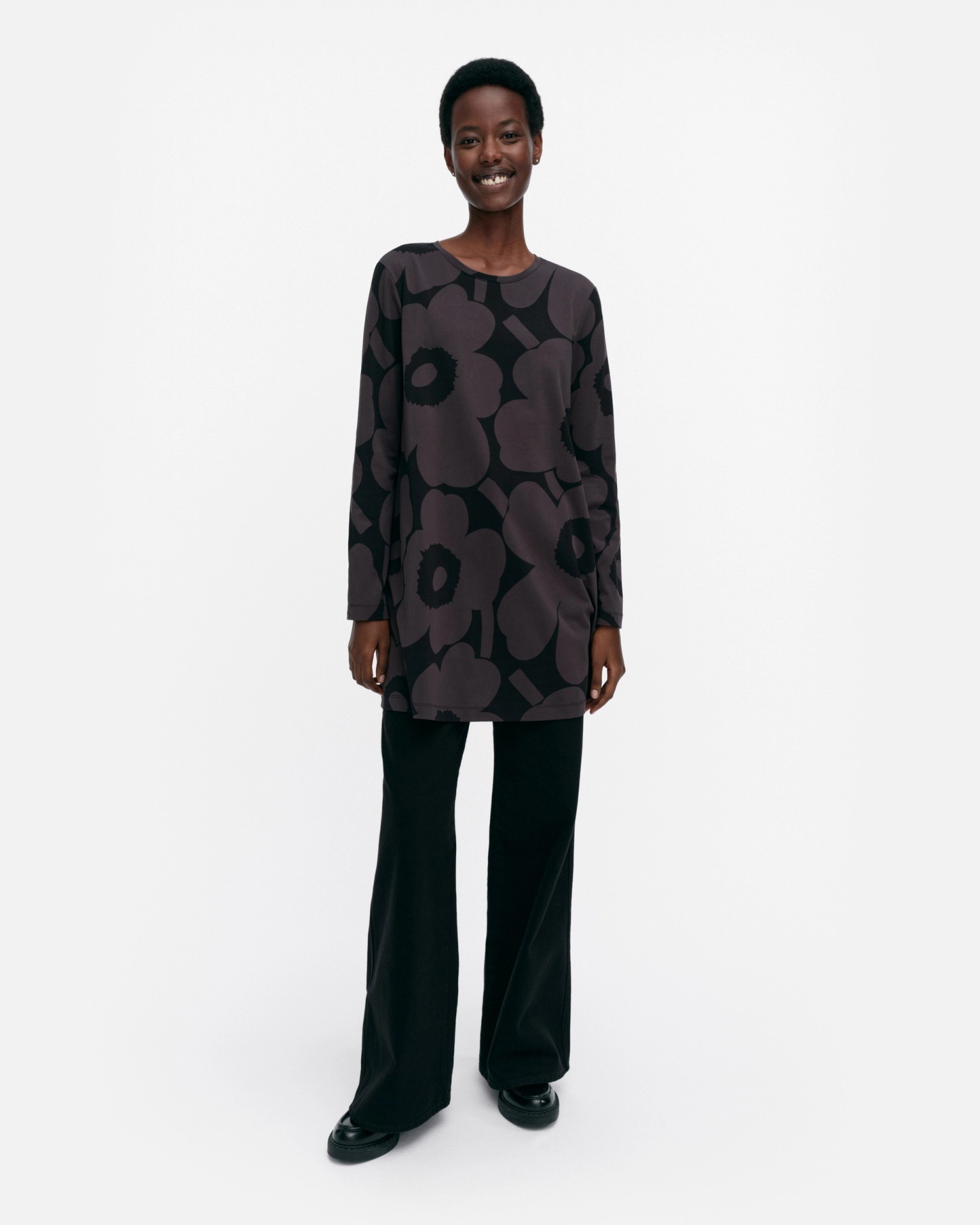 Kevät Unikko, Tunic, black, dark grey,