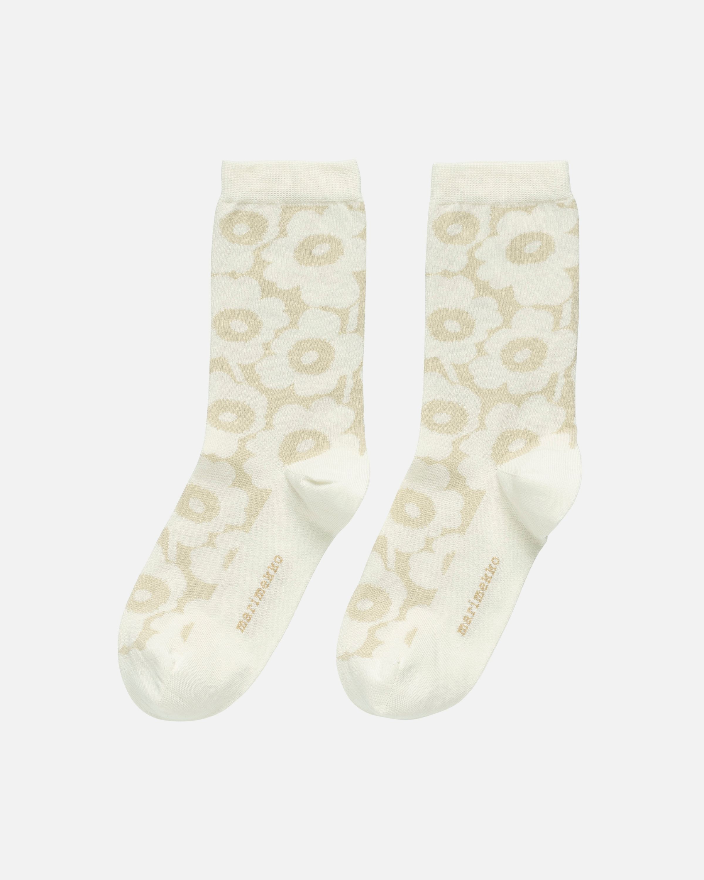 Linjaus Unikko Socks | Marimekko