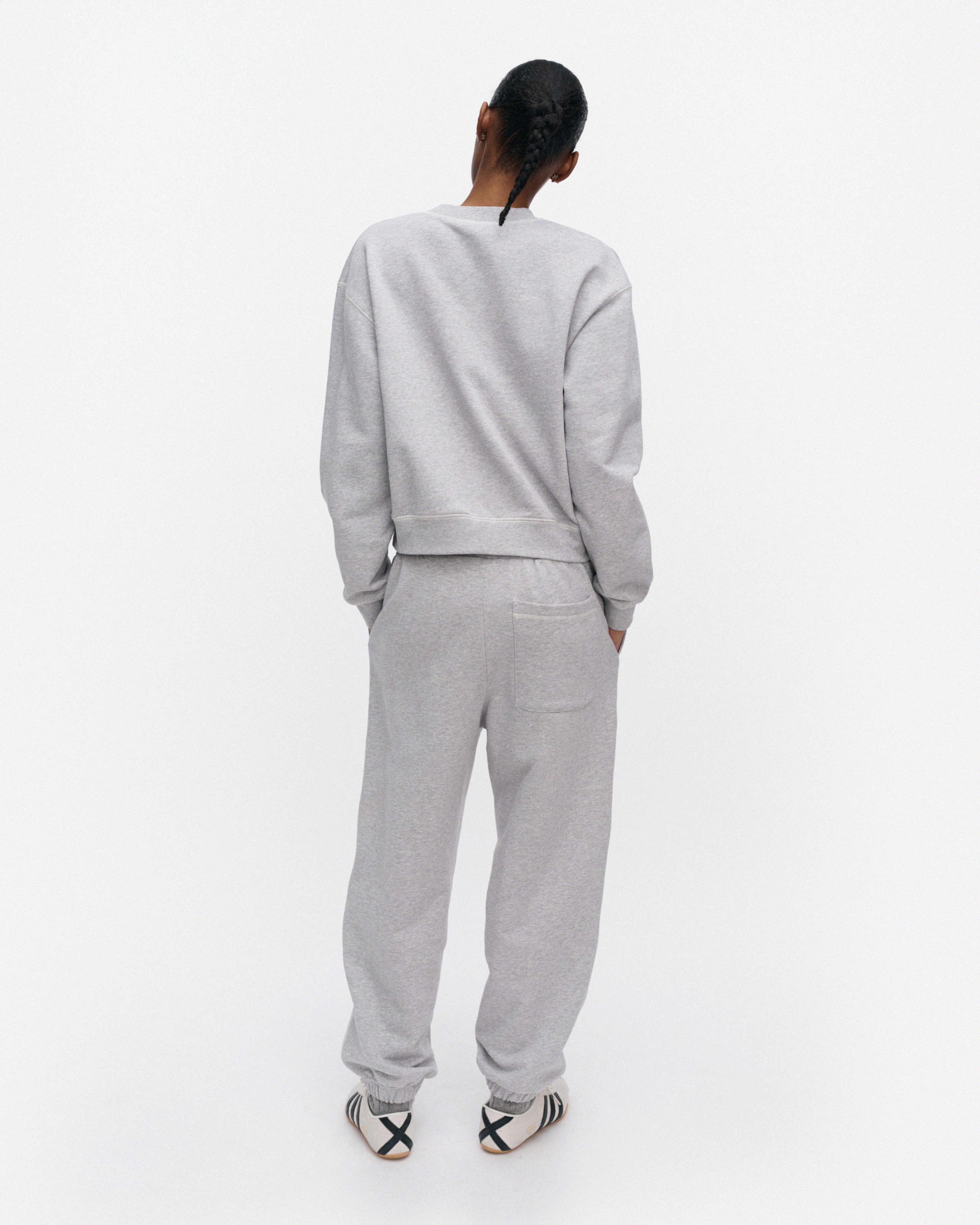 Laulut Logo Placement, Kioski sweatshirt, grey melange, off white,