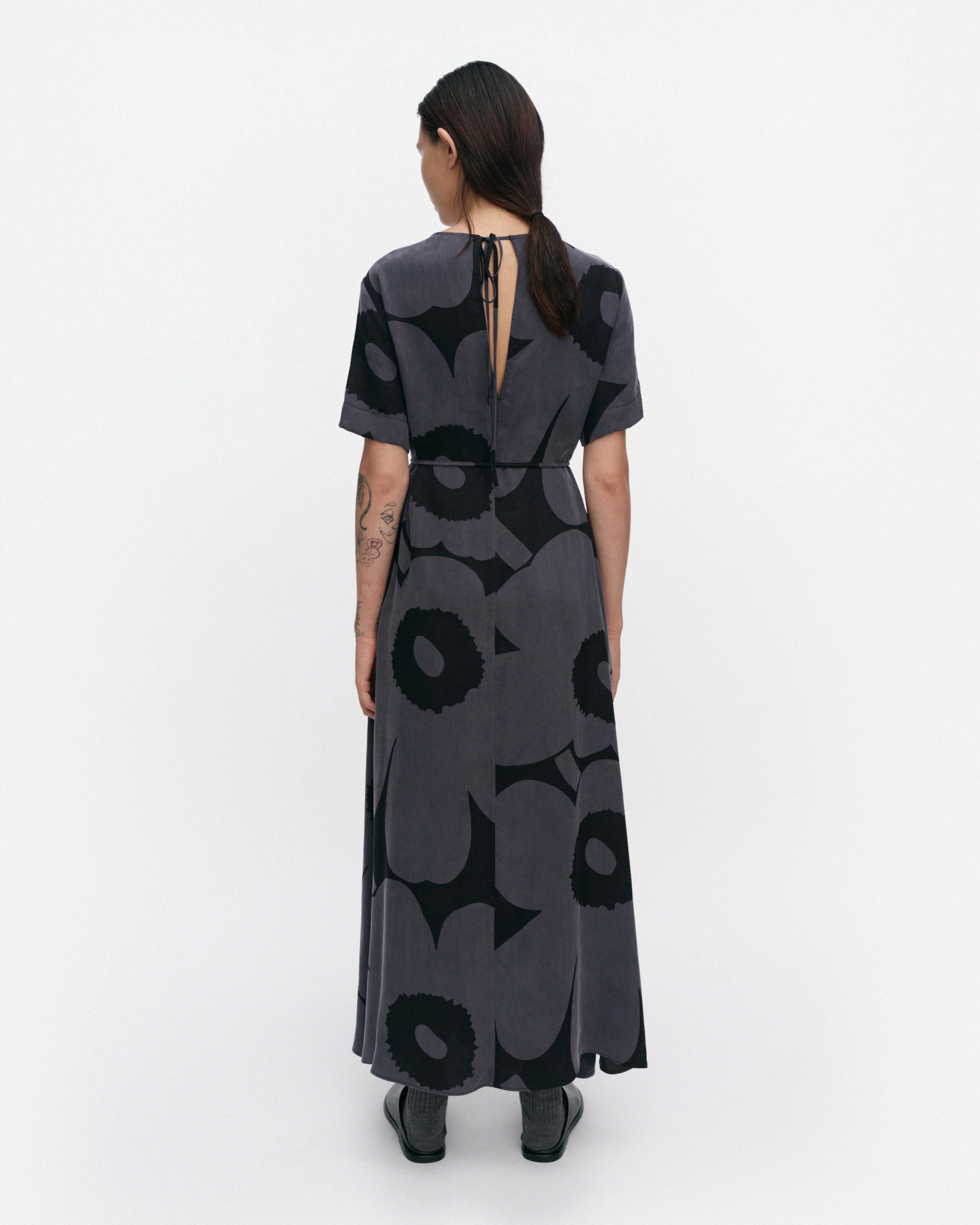 Taipale Unikko, Dress, bluish grey, black,