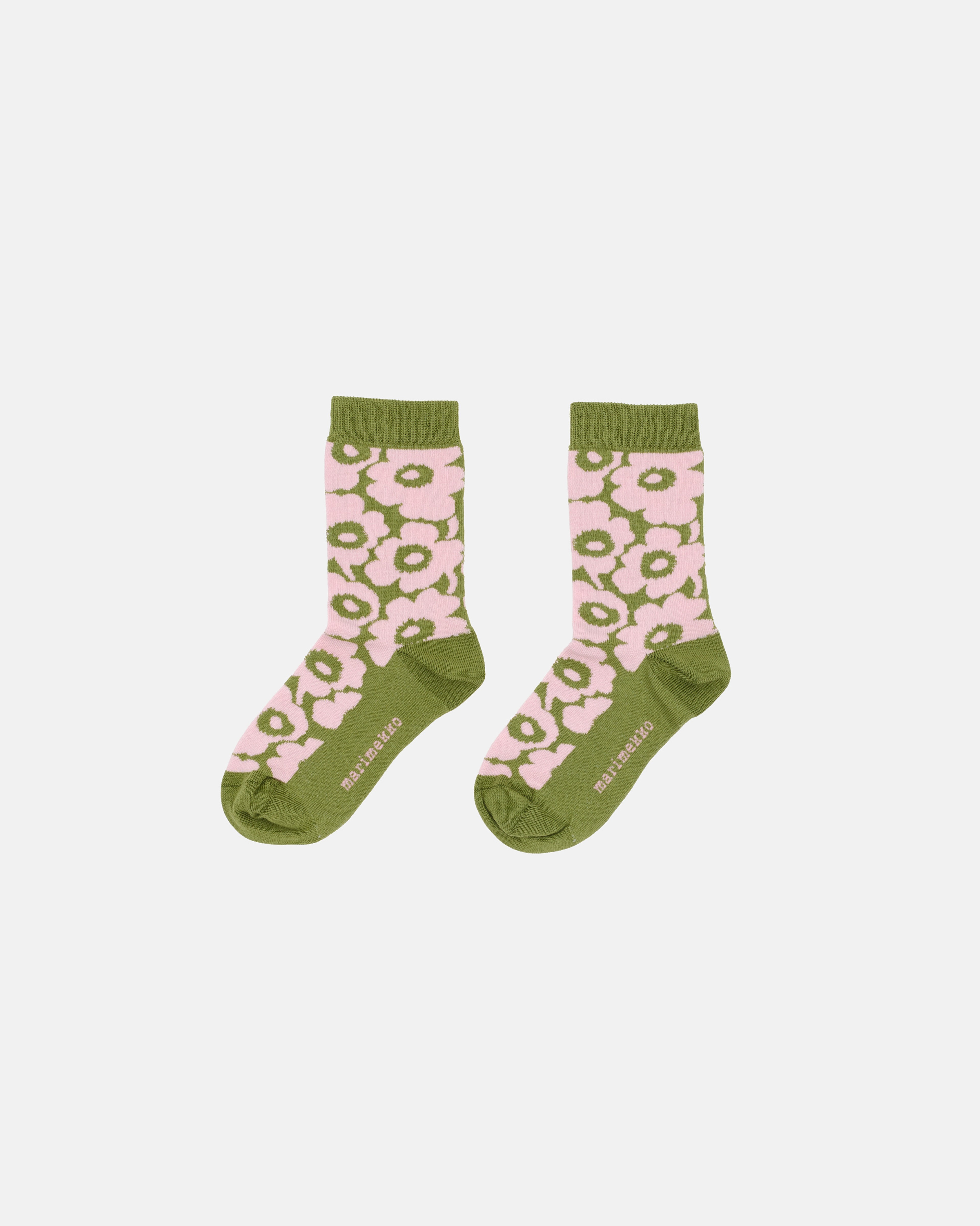 Makeinen Unikko, Socks, rose, green,