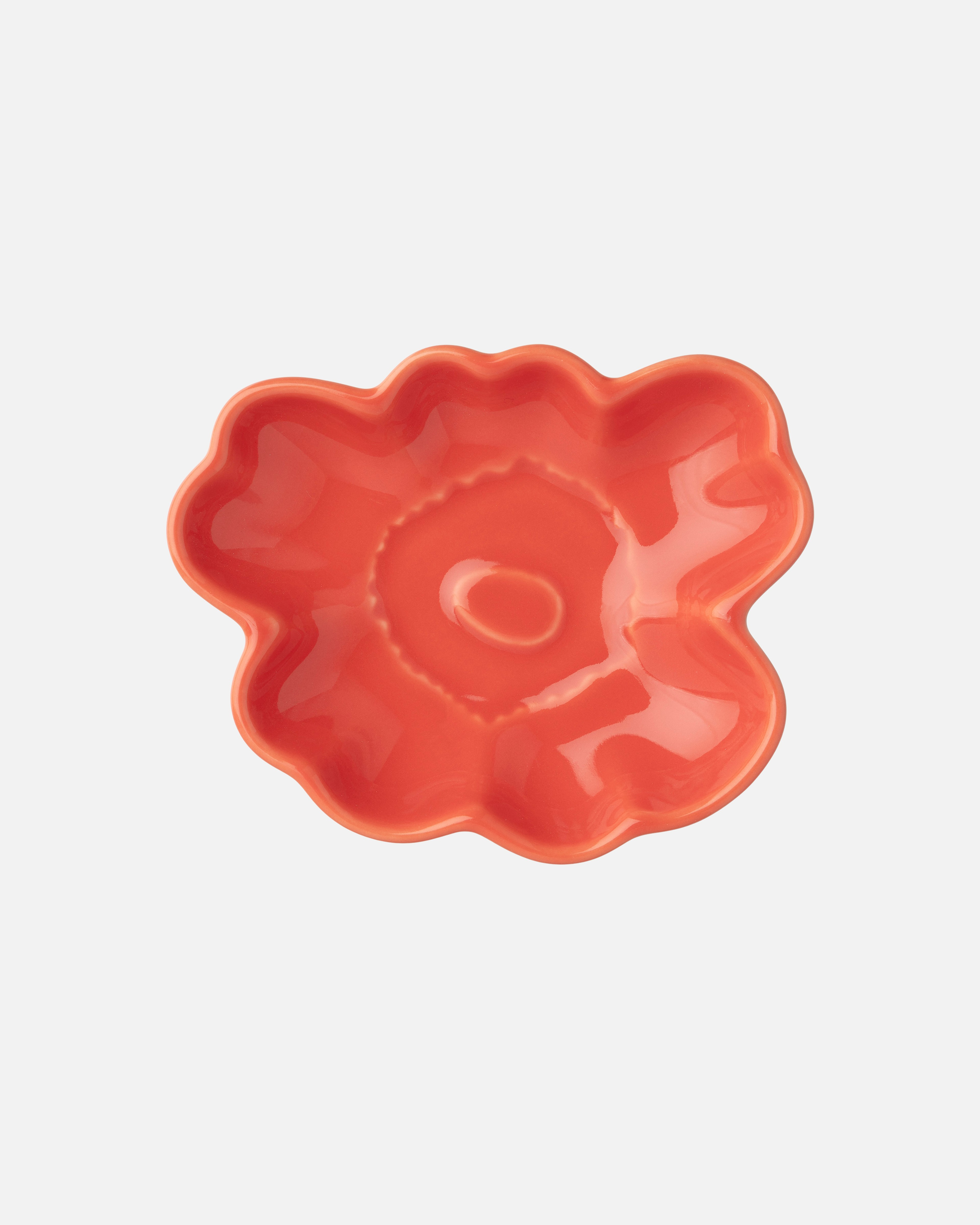 Unikko, Mini plate, orange red,