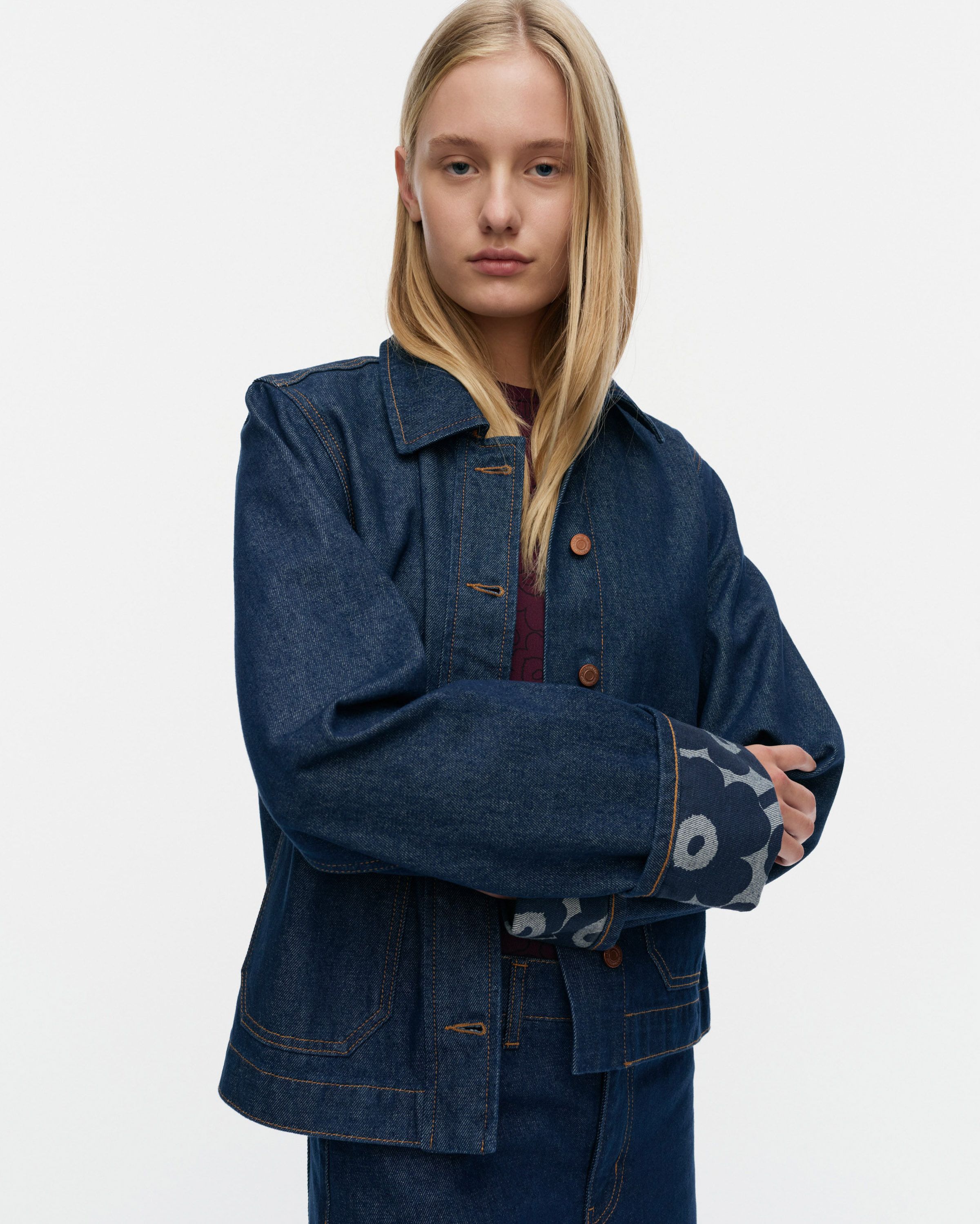 Puisto Unikko Top rose, dark rose | Marimekko
