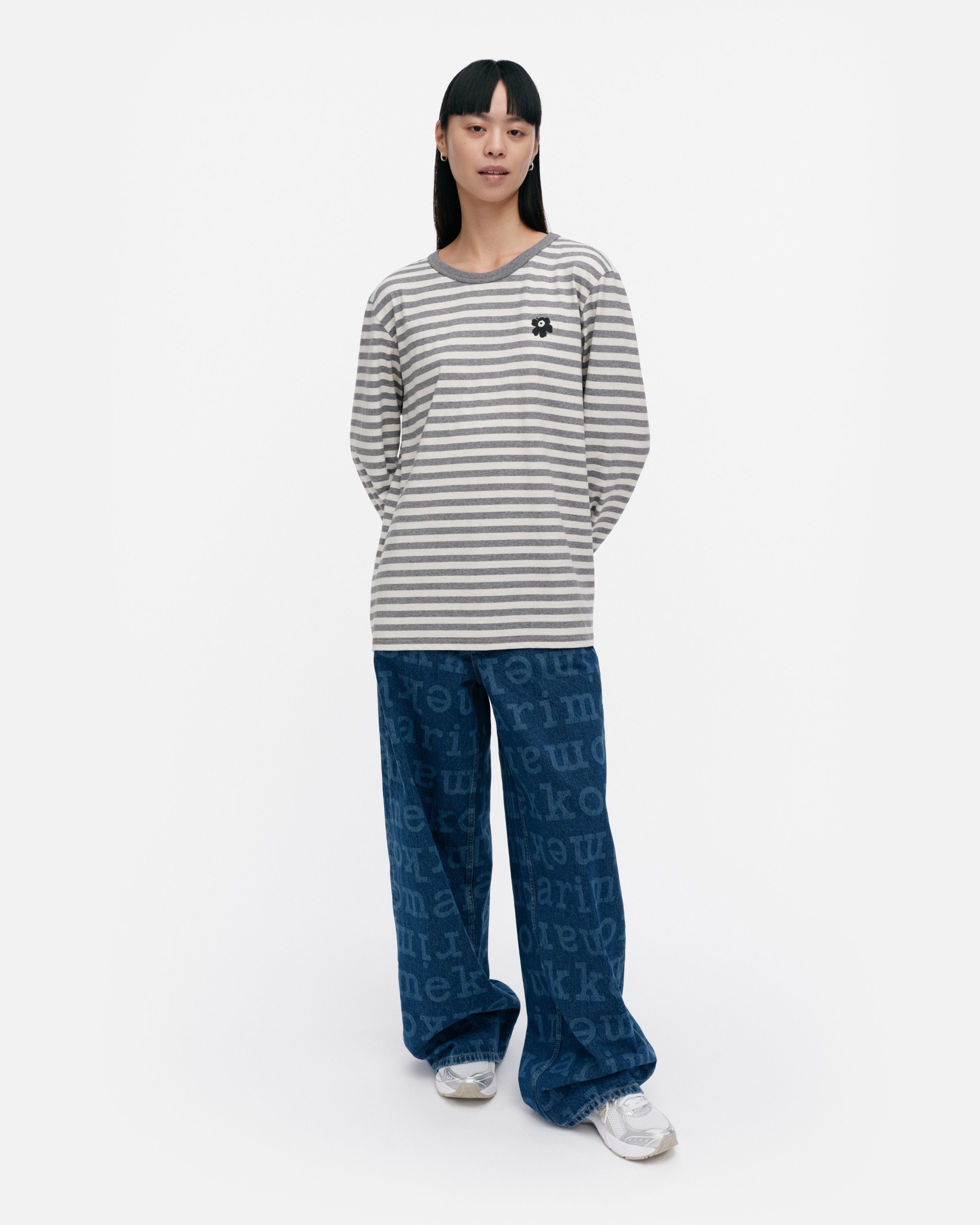 Tasaraita Unisex Unikko Kioski jersey shirt | Marimekko