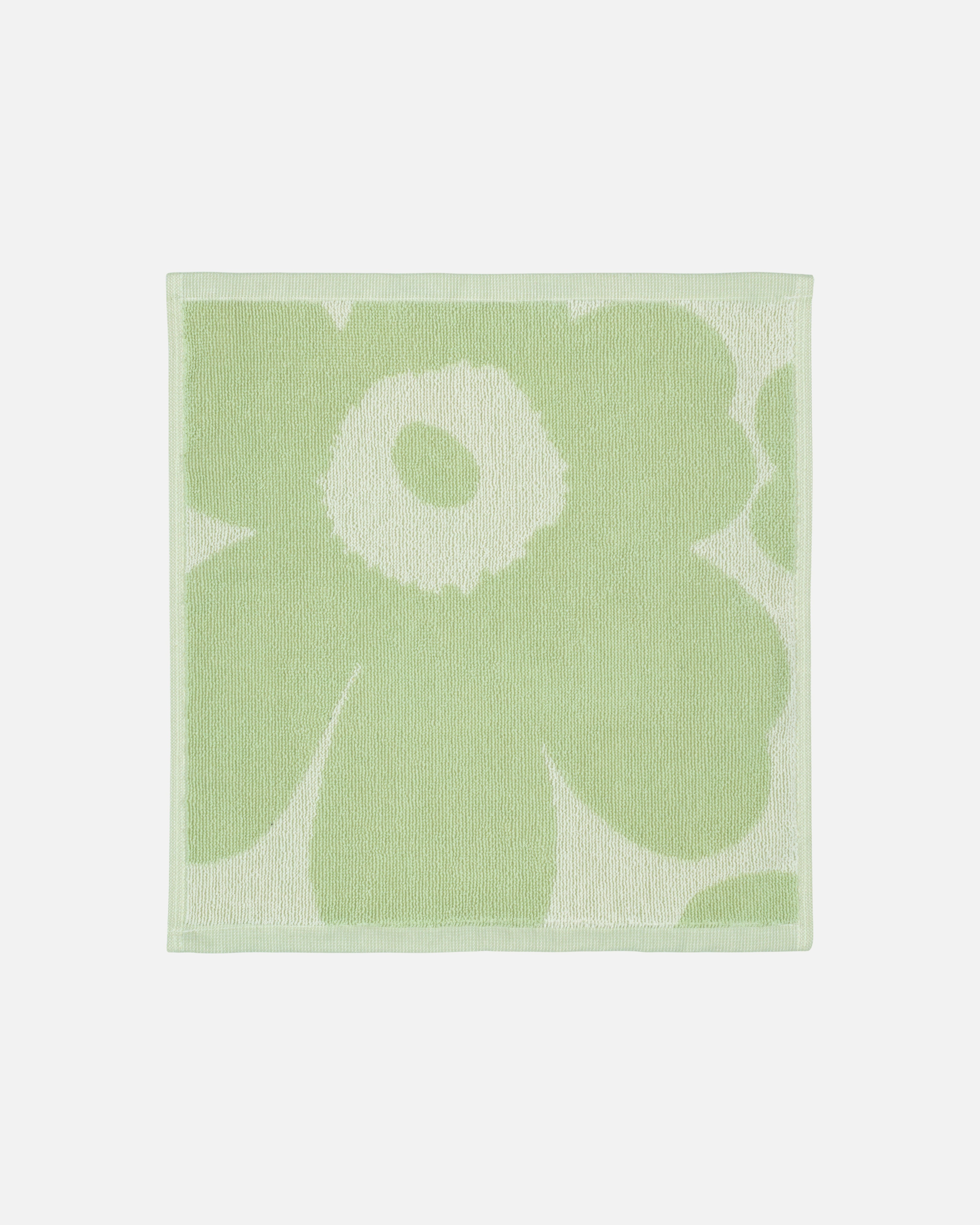 Unikko, Mini towel 30x30 cm, off white, sage,