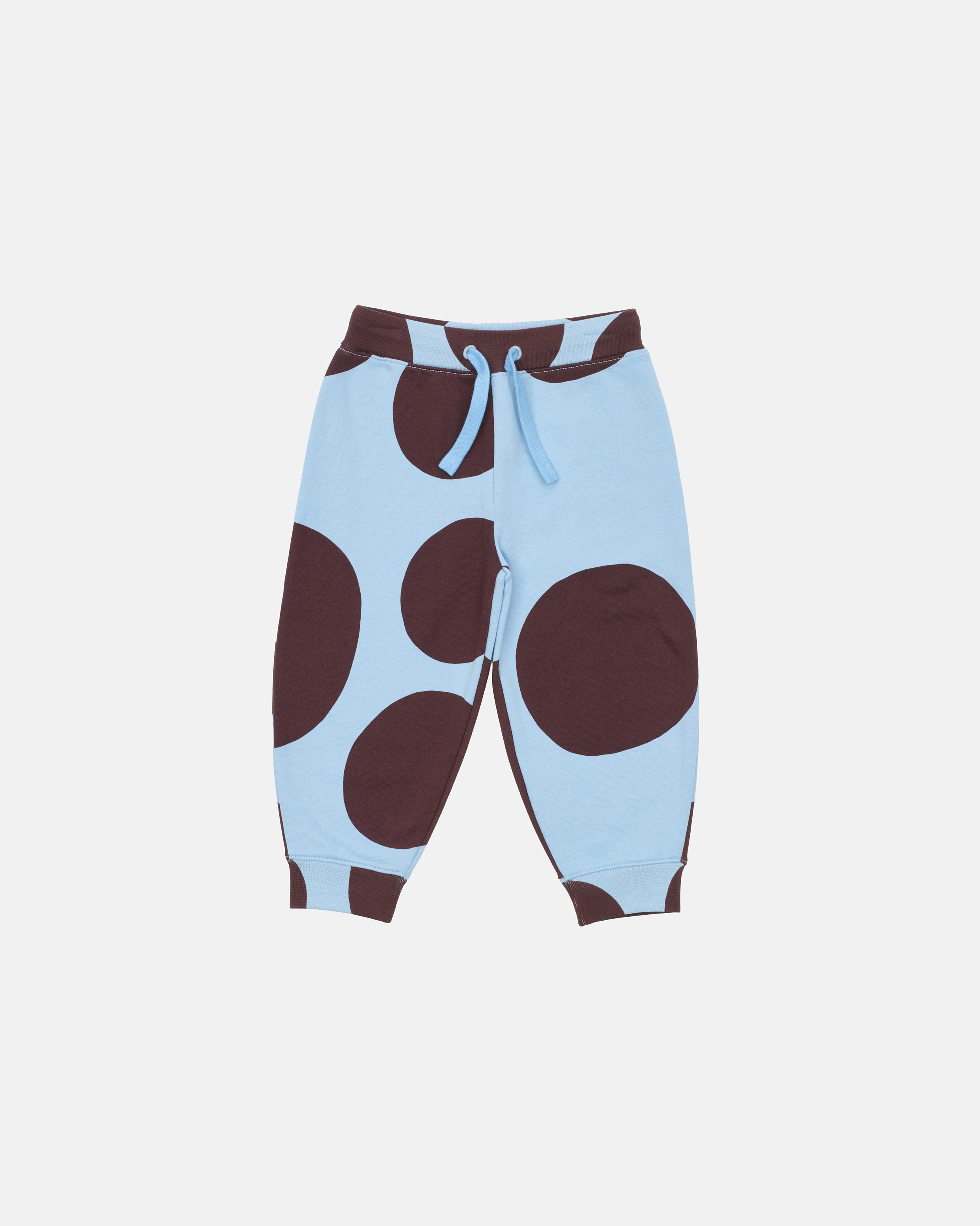 Laakeri Klaava I, Kids´ sweatpants 80/86, light blue, brown,