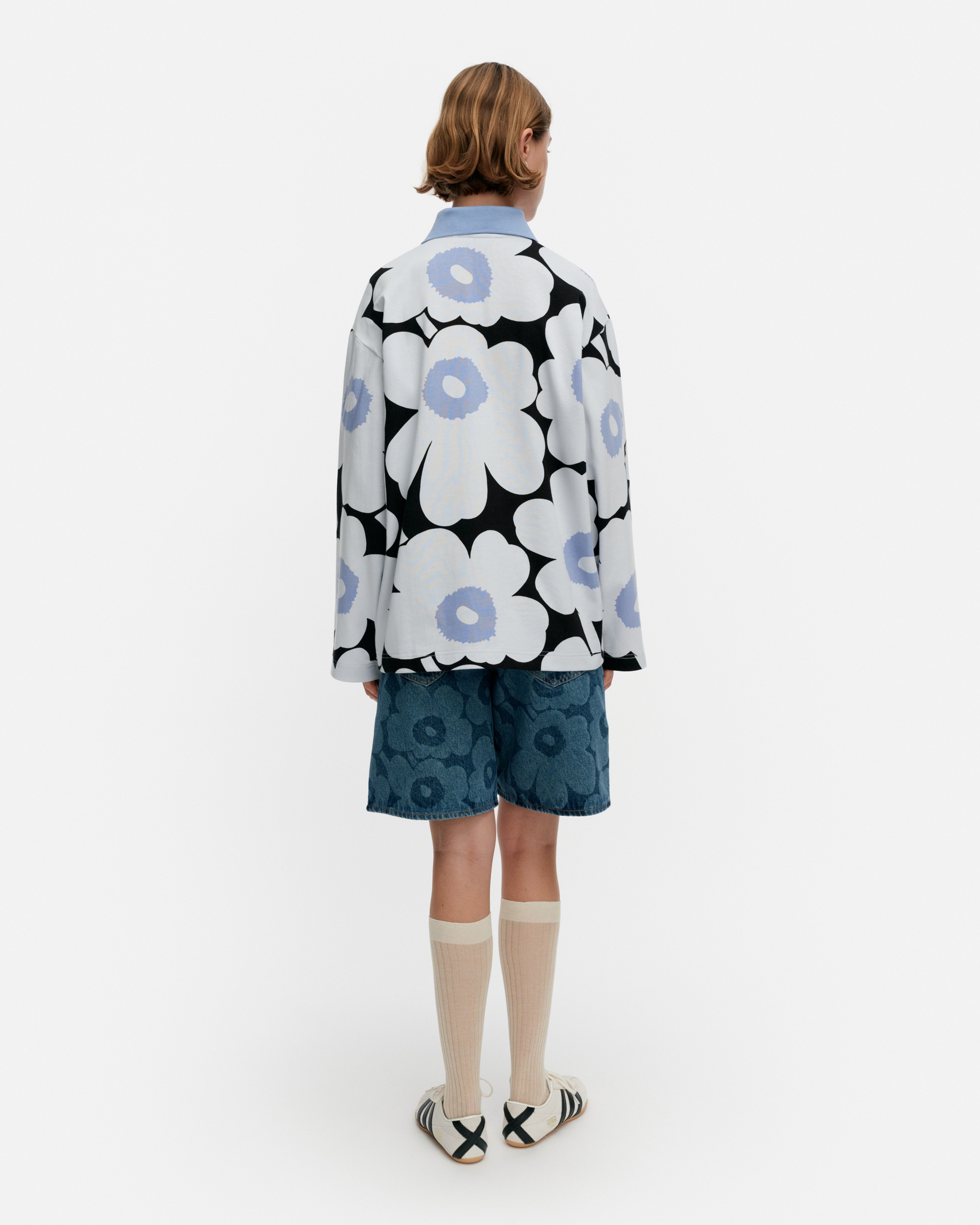 Erikseen Unikko, Paita, vaal.sin., sininen, musta,