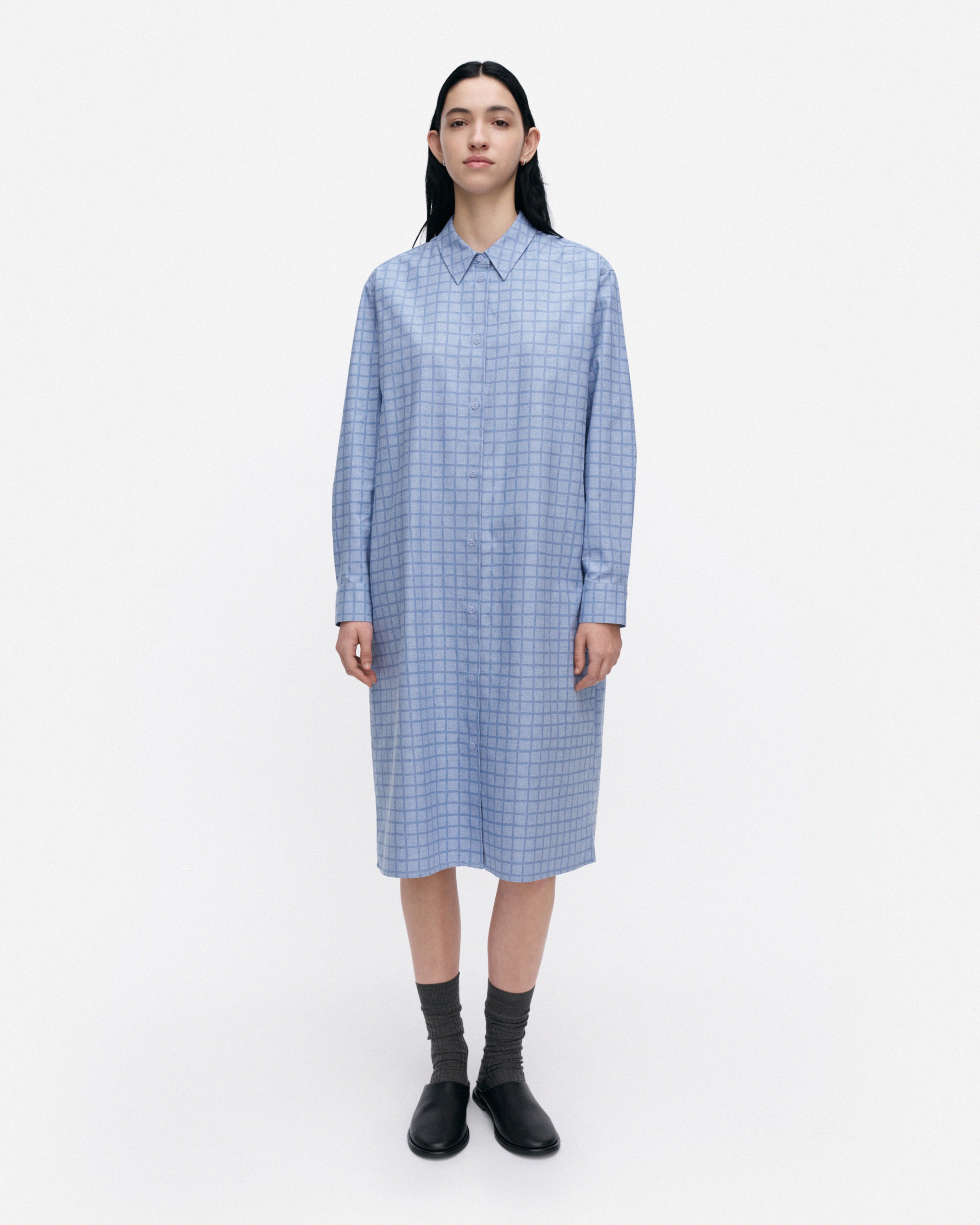 Muunnelma Pikku Ruutu, Dress, light blue, blue,