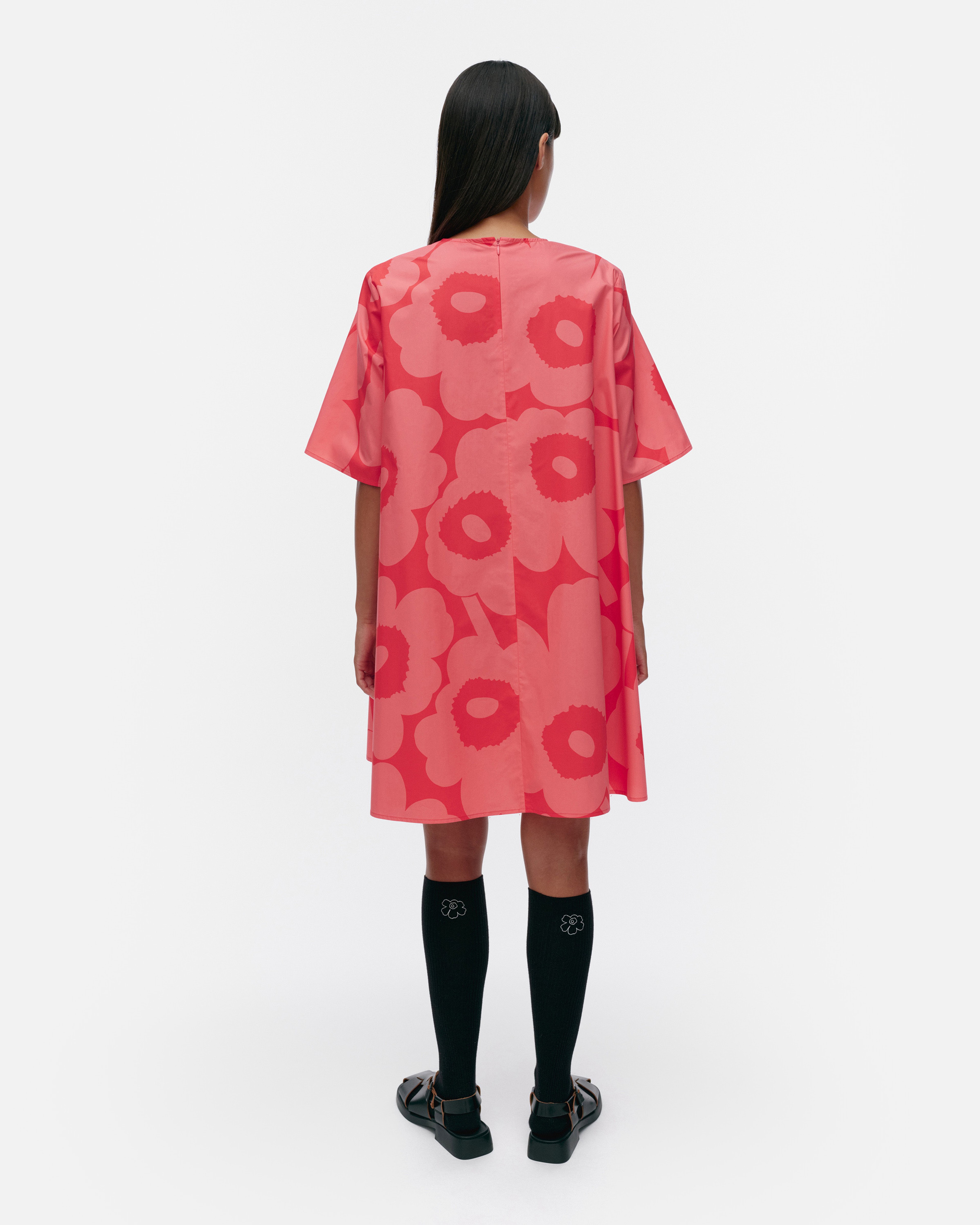 Kukkiva Unikko, Dress, red, pink,
