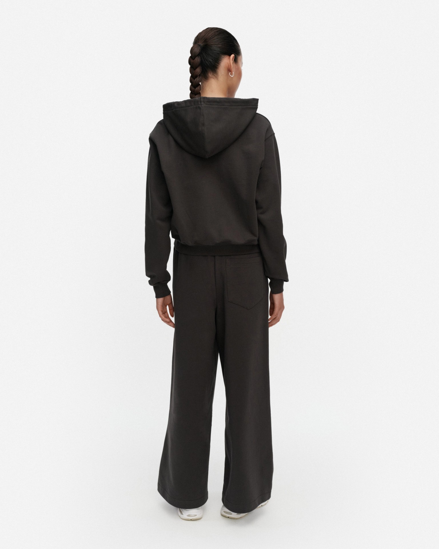 Joggi Unikko Placement, Kioski hoodie, dark grey, black,