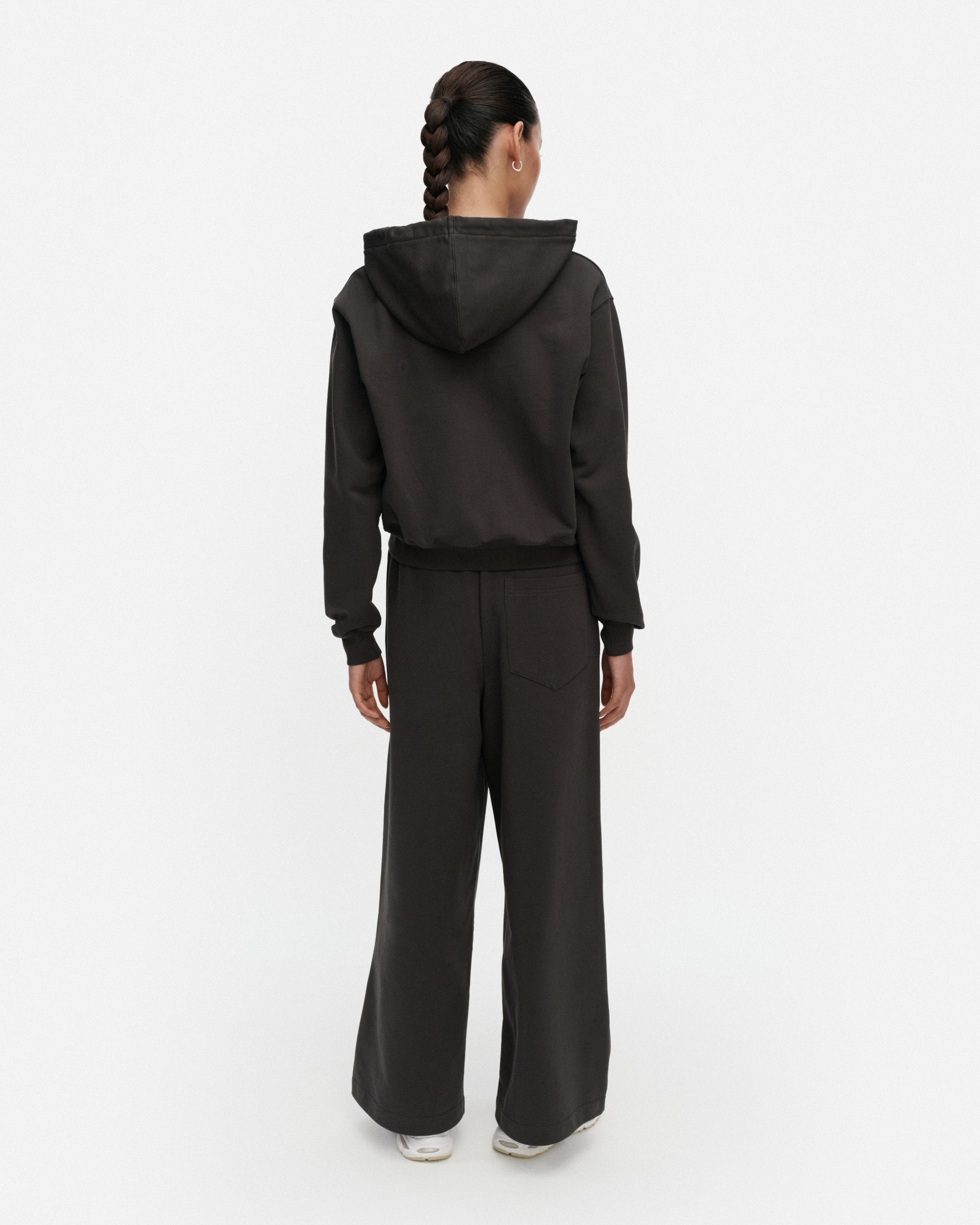 Joggi Unikko Placement, Kioski huppari, tummanharmaa, musta,