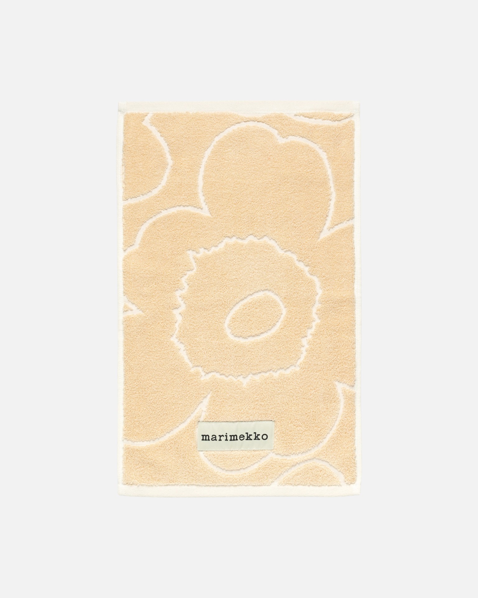 Piirto Unikko, Guest towel, straw, off white,