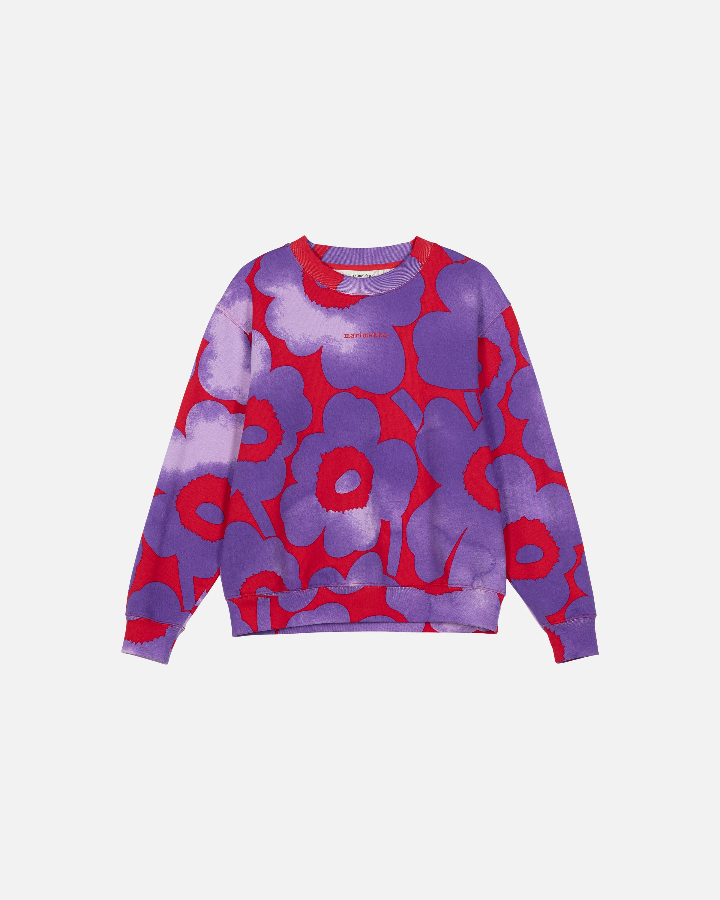 トレーナー スウェット 「kioski」Leiot Akvarelli Unikko / sweatshirt レディース Leiot Akvarelli Unikko Kioski sweatshirt | Marimekko