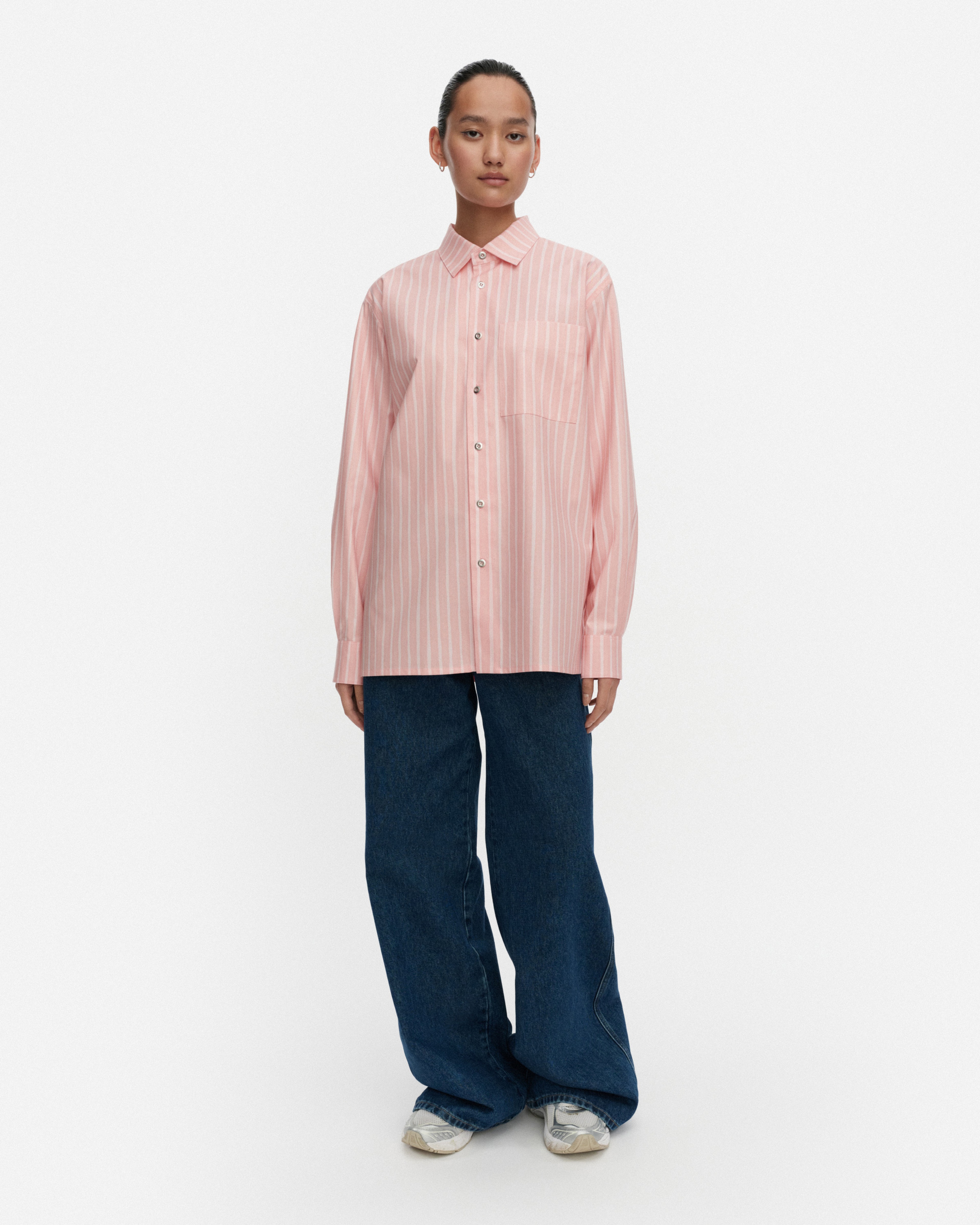 Jokapoika, Kioski cotton shirt, light pink, light pink,