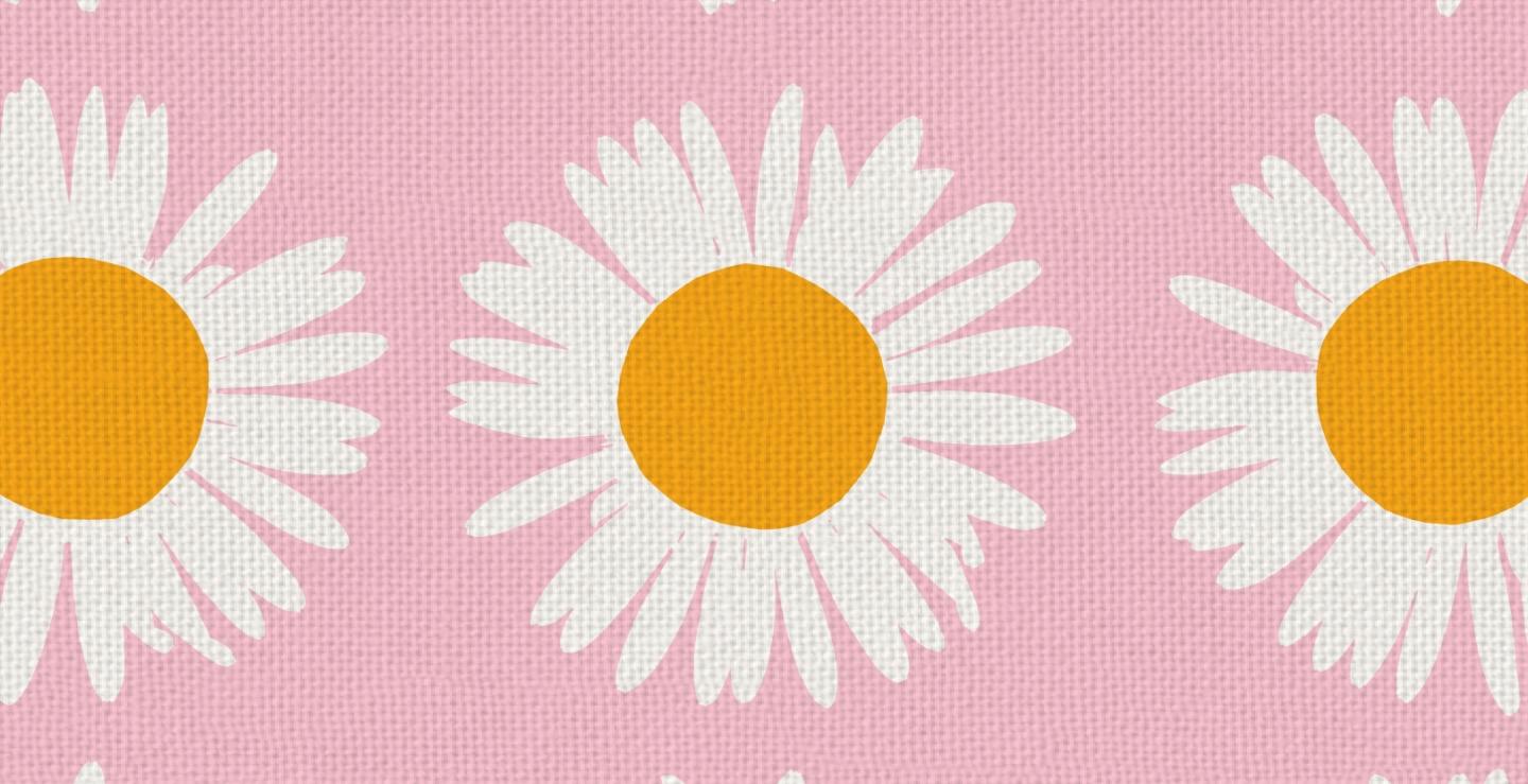 Pink Auringonkukka print.