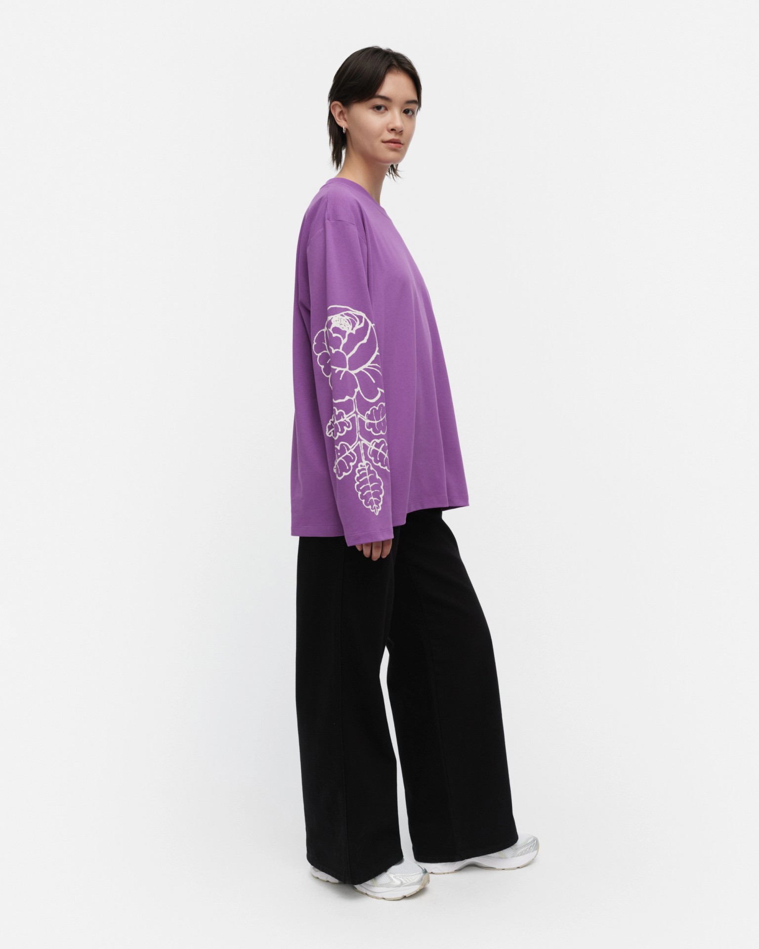 Oksat Vihkiruusu Placement, Kioski jersey shirt, purple, off white,