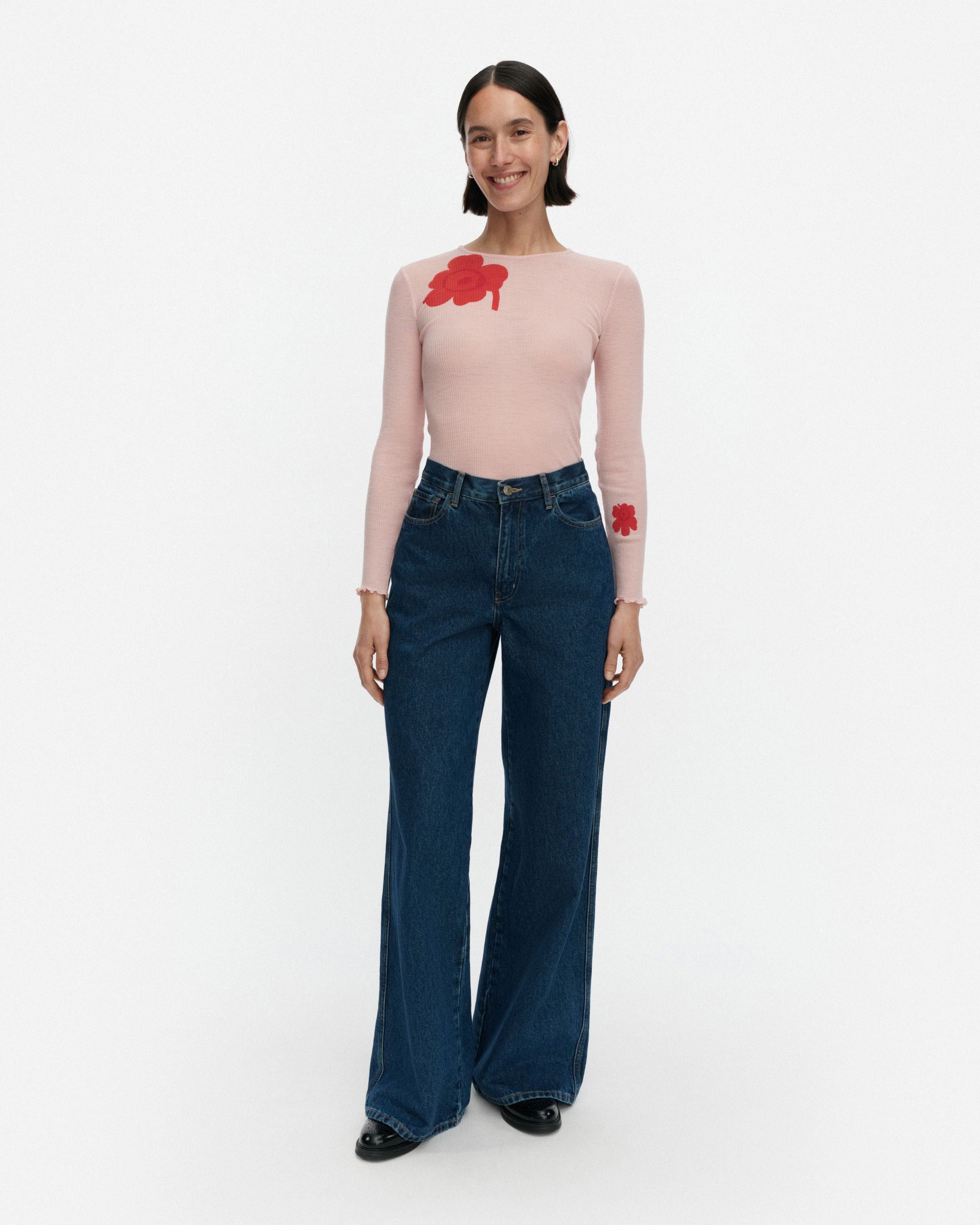 2023AW marimekko Ruode Unikko ニットベスト XS 2023SS】marimekko マリメッコ/ Retro Unikko ニットベスト (marimekko