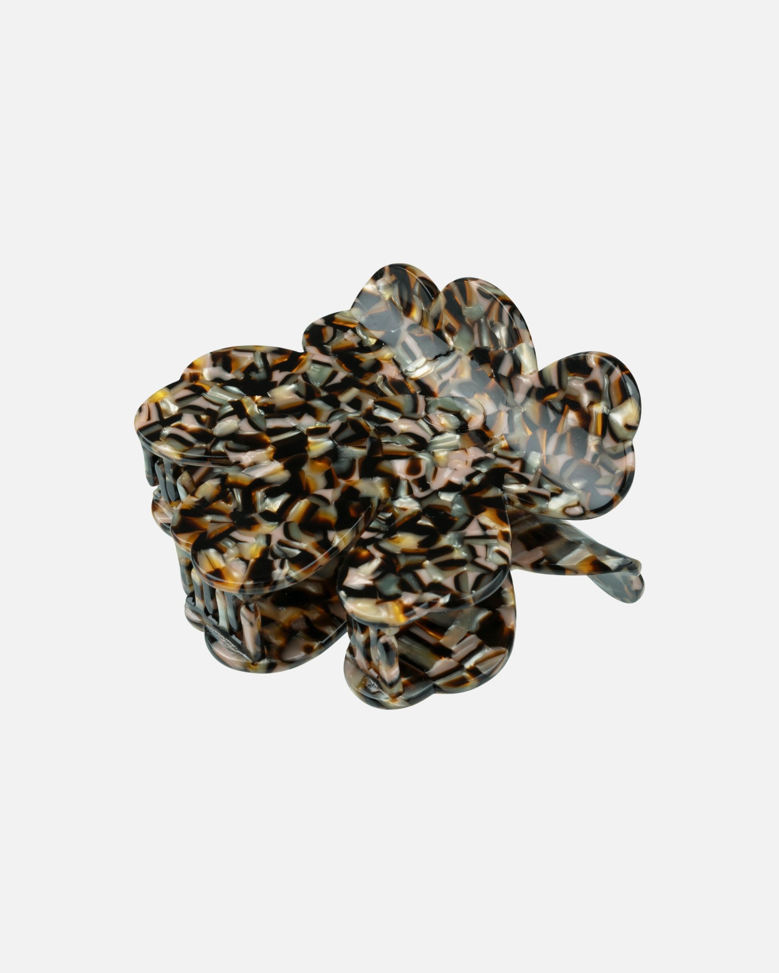 Unikko Hair Clip Large, brown,