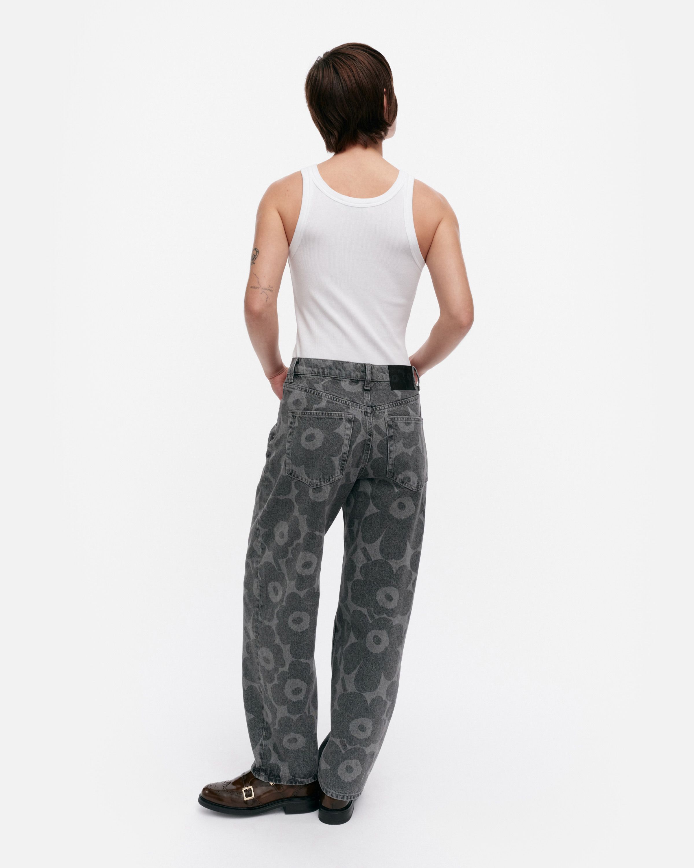 Maridenim Barrel Unikko L Jeans (long) | Marimekko