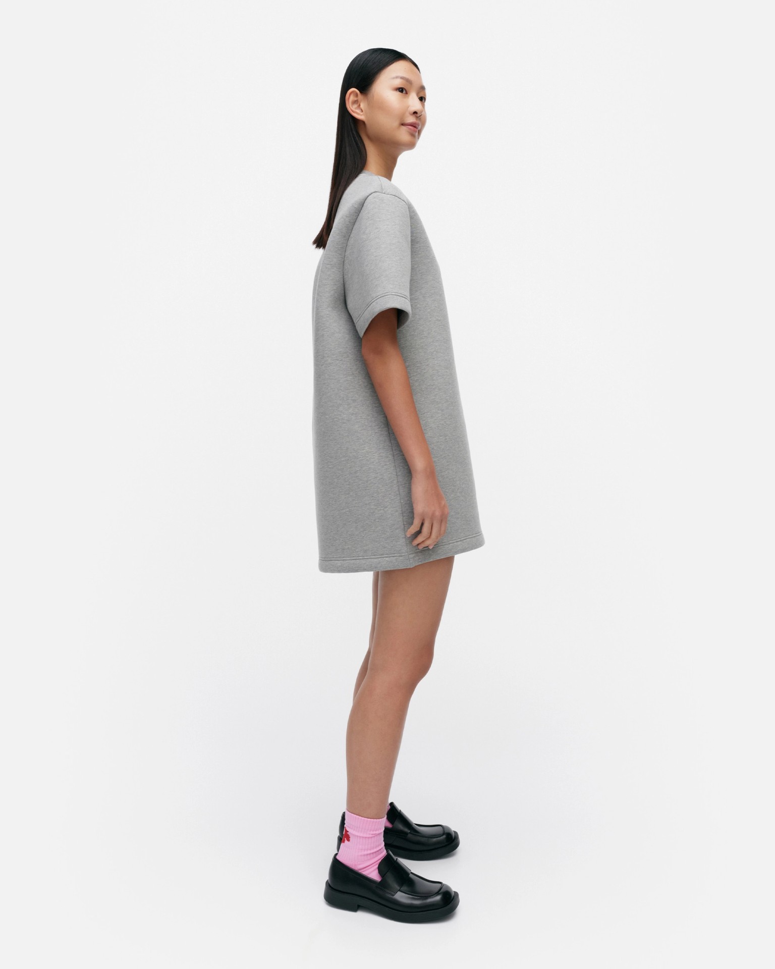 Paalu Unikko Placement, Kioski tunic, grey melange,