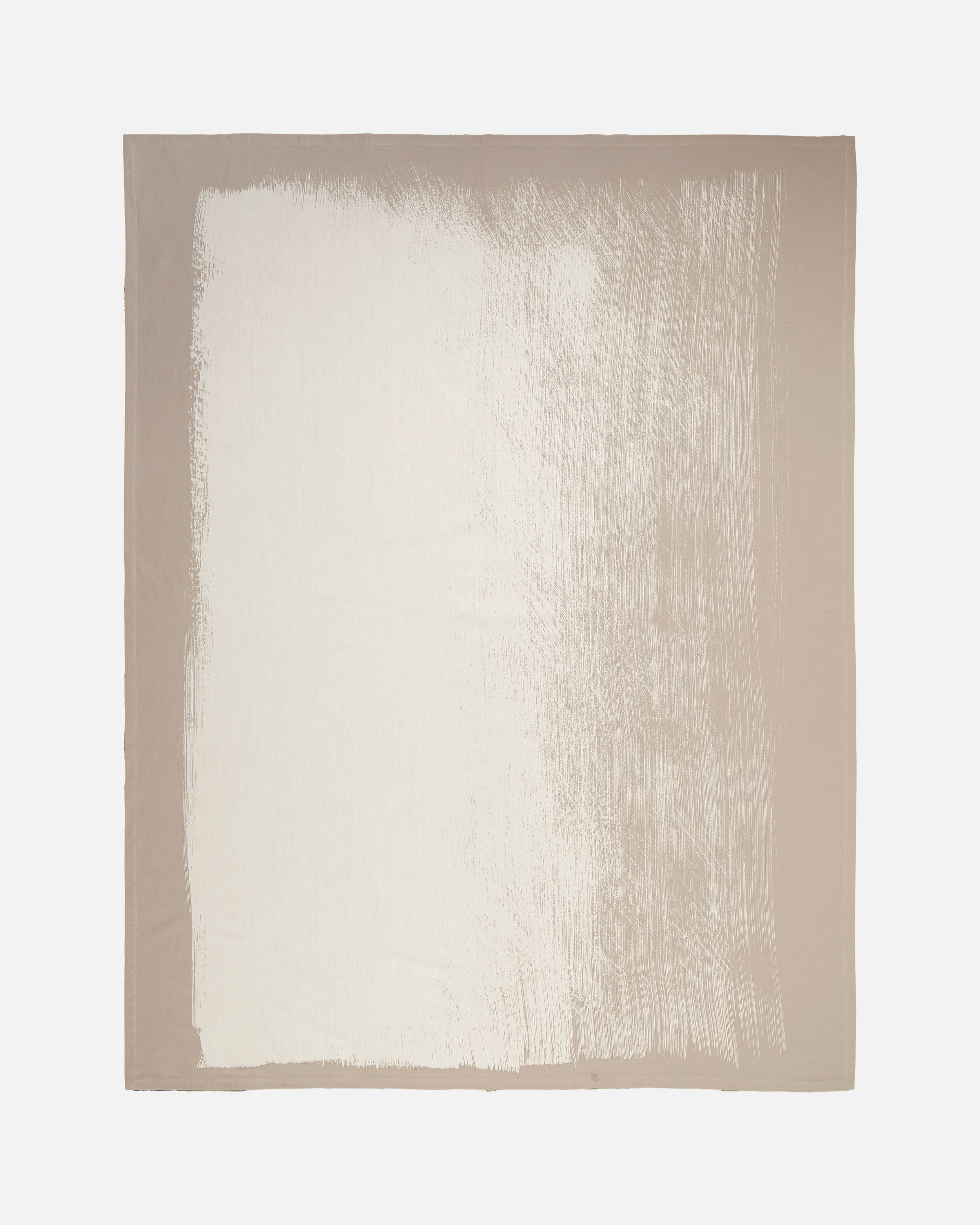 Kuiskaus, Pöytäliina 156 x 210 cm, harmaa, luonnonvalkoinen,