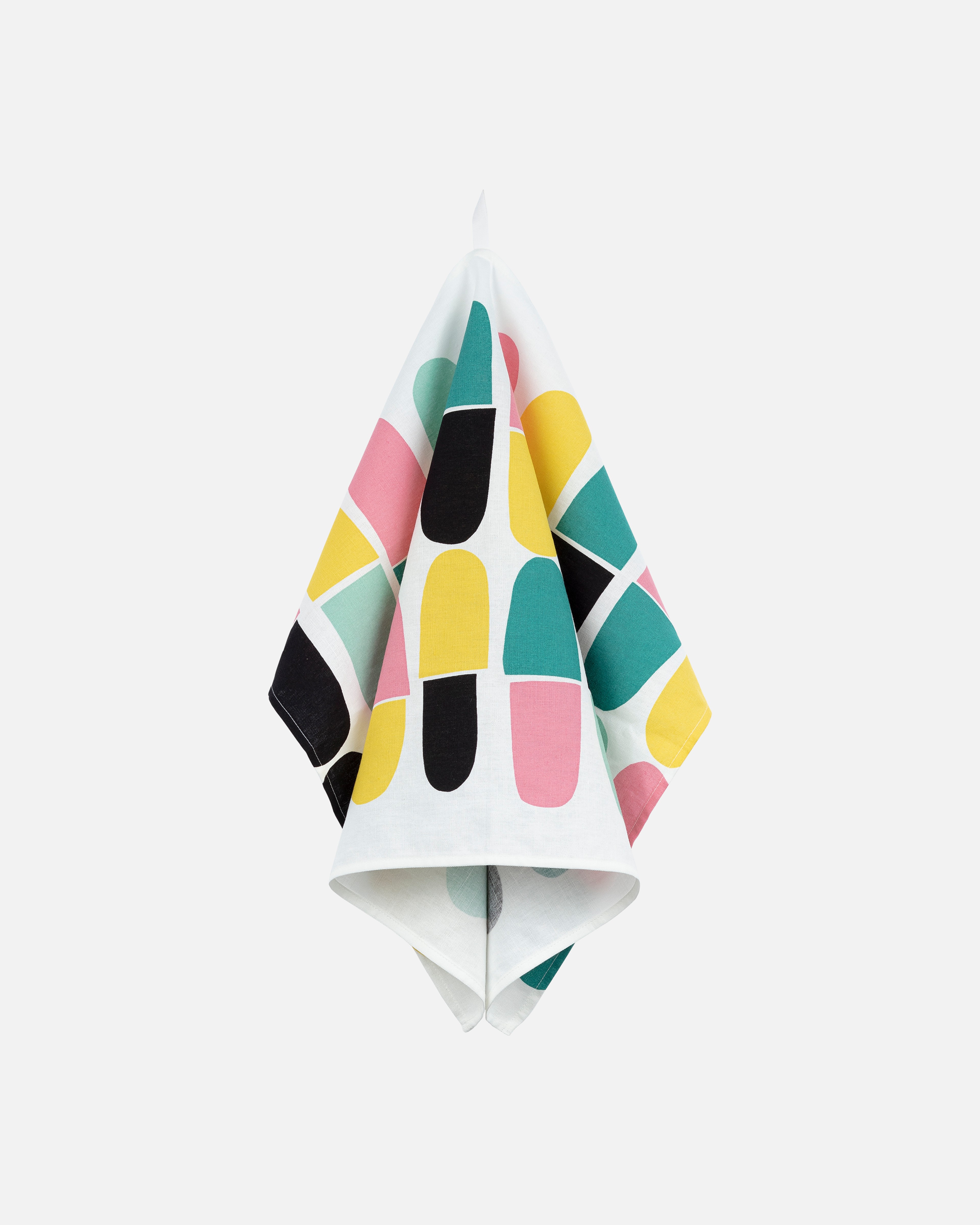 Pikku Jätski, Keittiöpyyhe 43x60 cm, val,sin,kelt,v.pun,