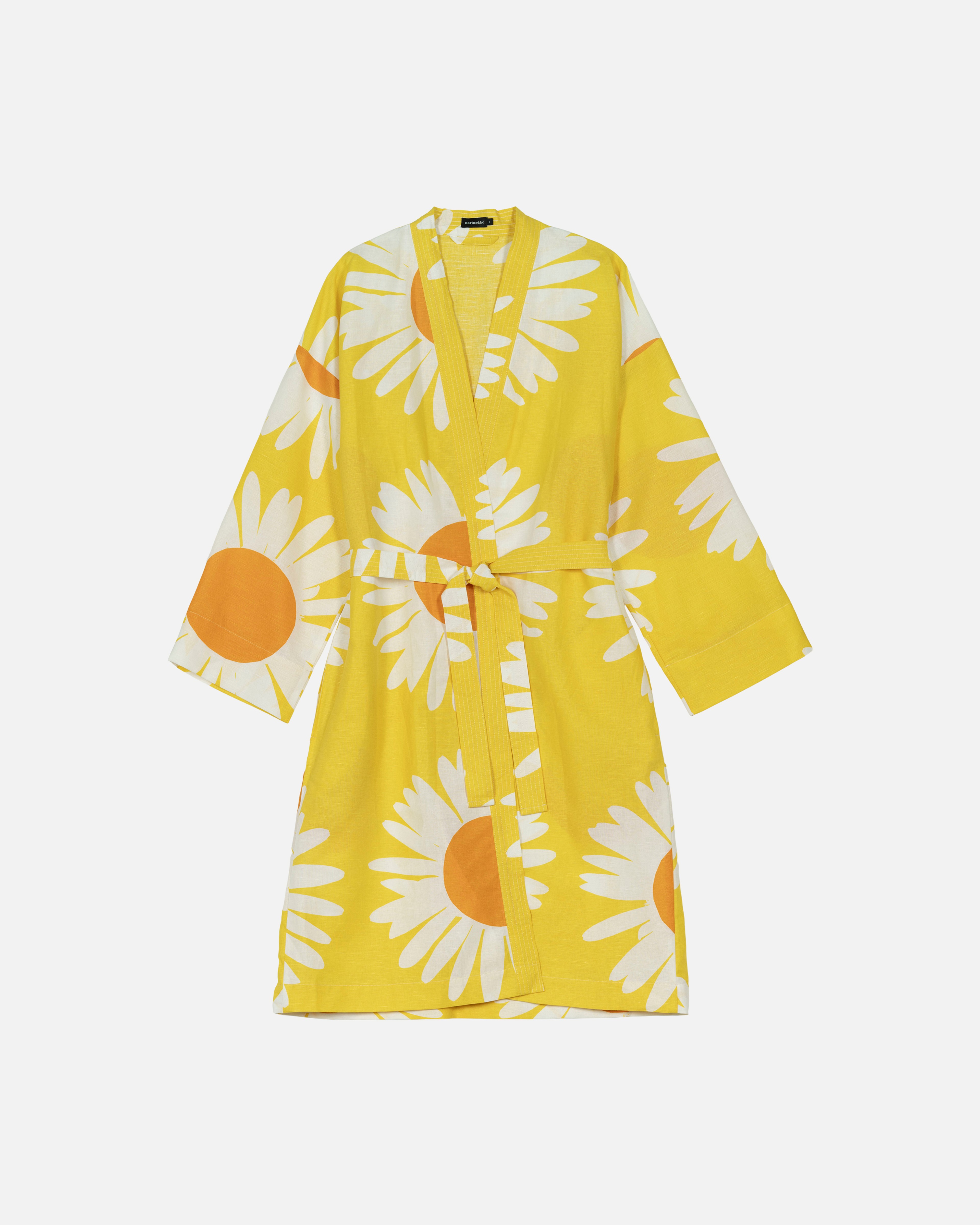 Auringonkukka, Beach robe, yellow, white, yellow,