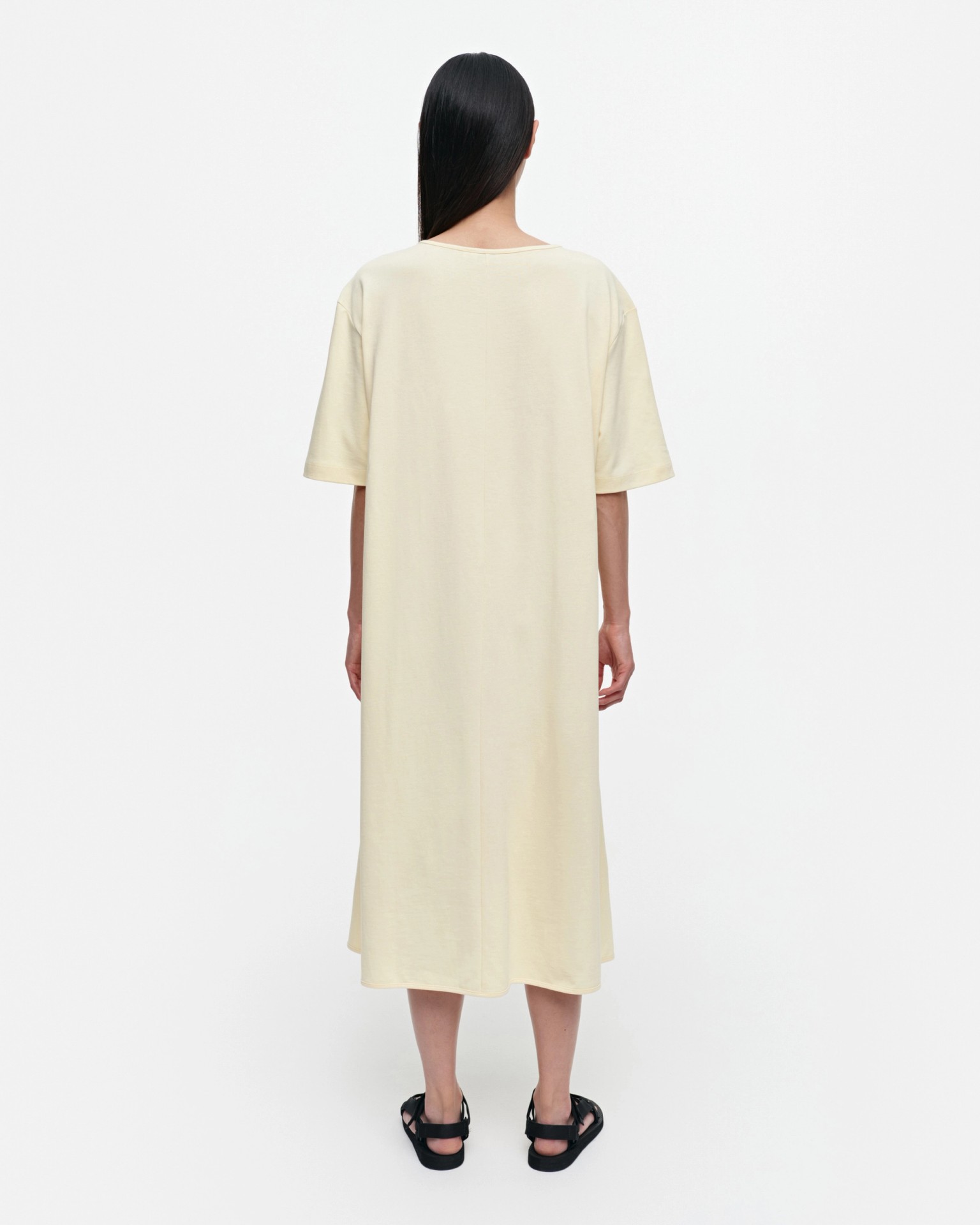 Jagat Unikko, Jersey dress, light yellow,