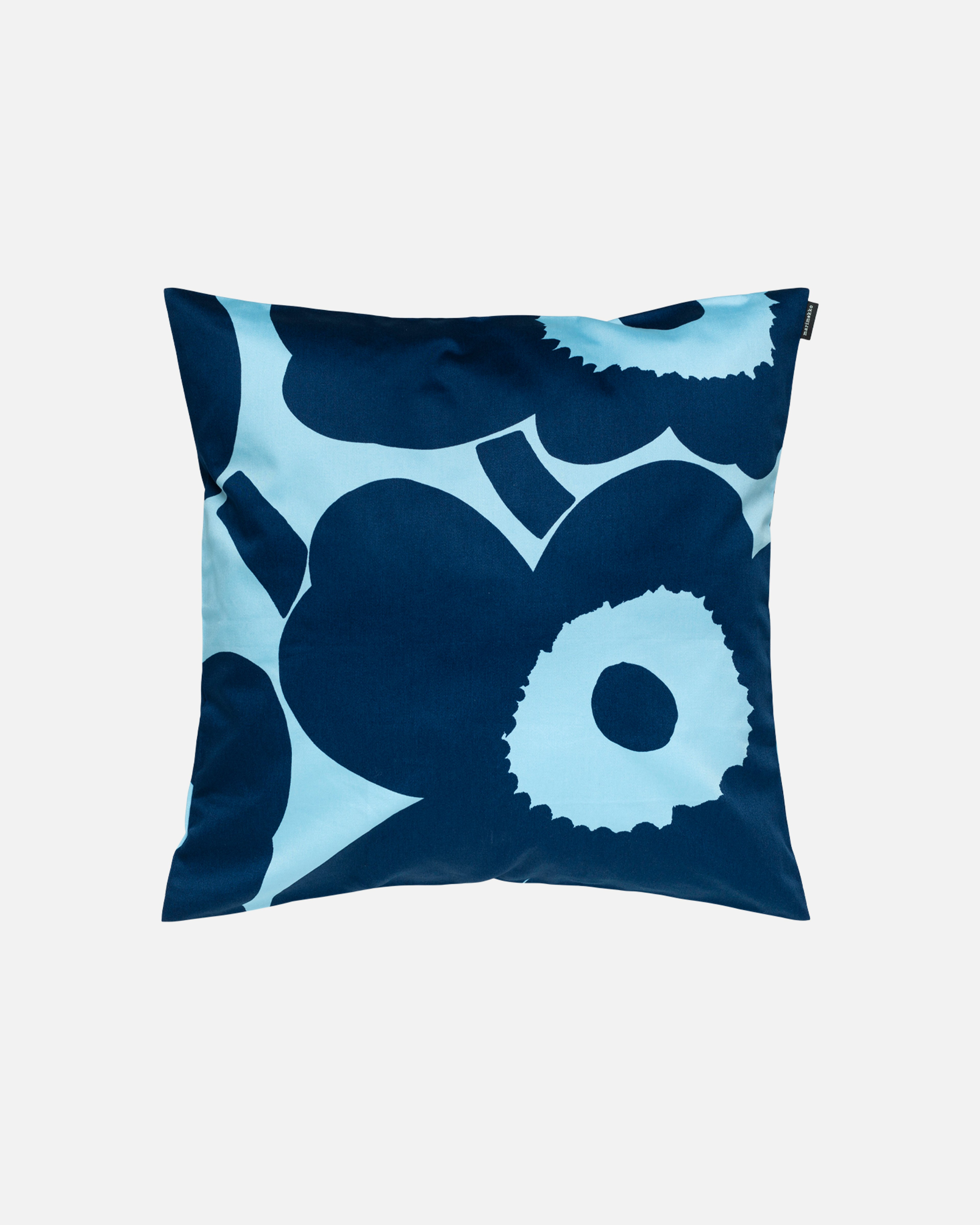 Unikko, Kissenbezug 50 x 50 cm, Dunkelblau, Vergissmeinnicht,