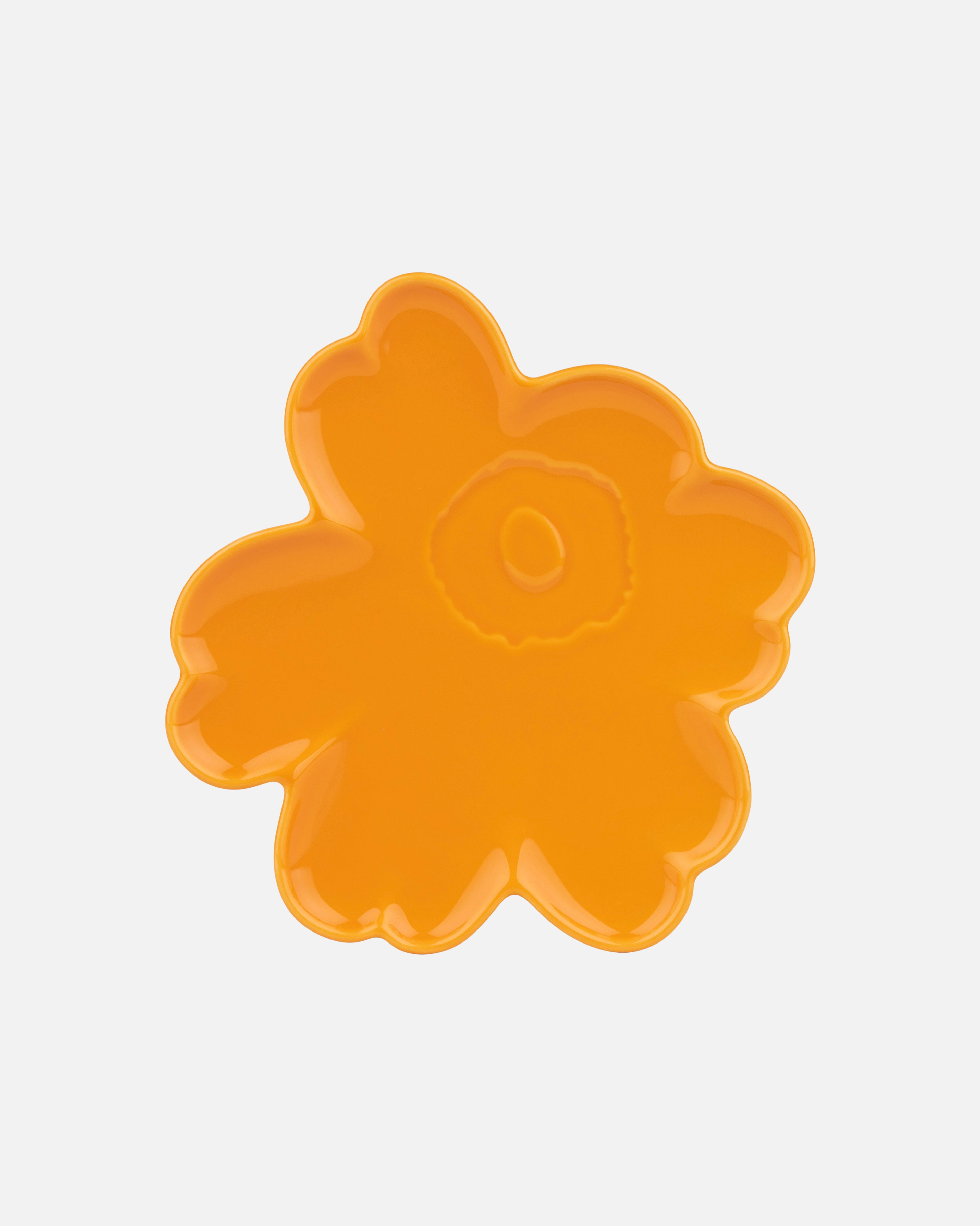 Unikko, Salad plate, warm yellow,