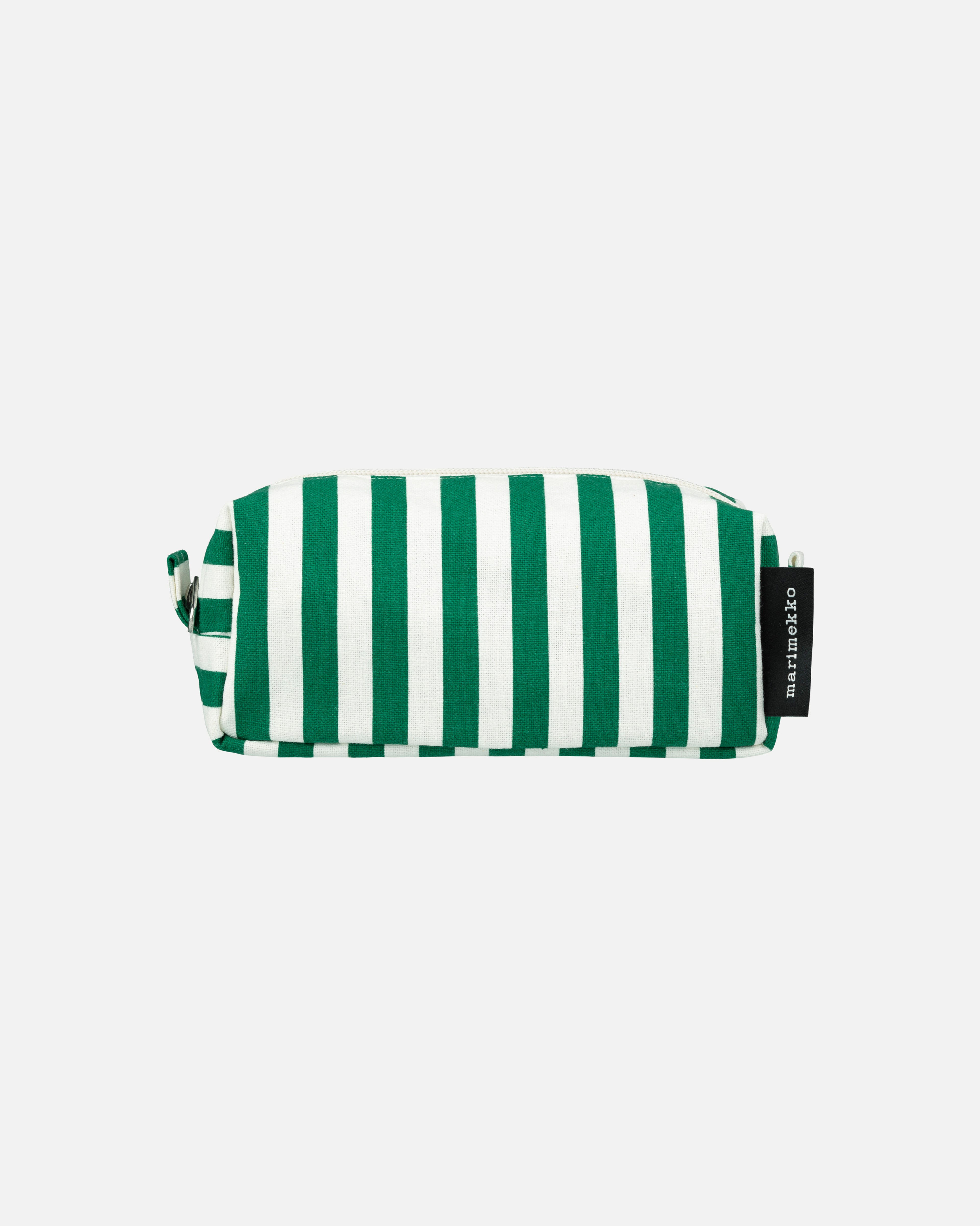Tasaraita Tiise, Cosmetic bag, green, white,