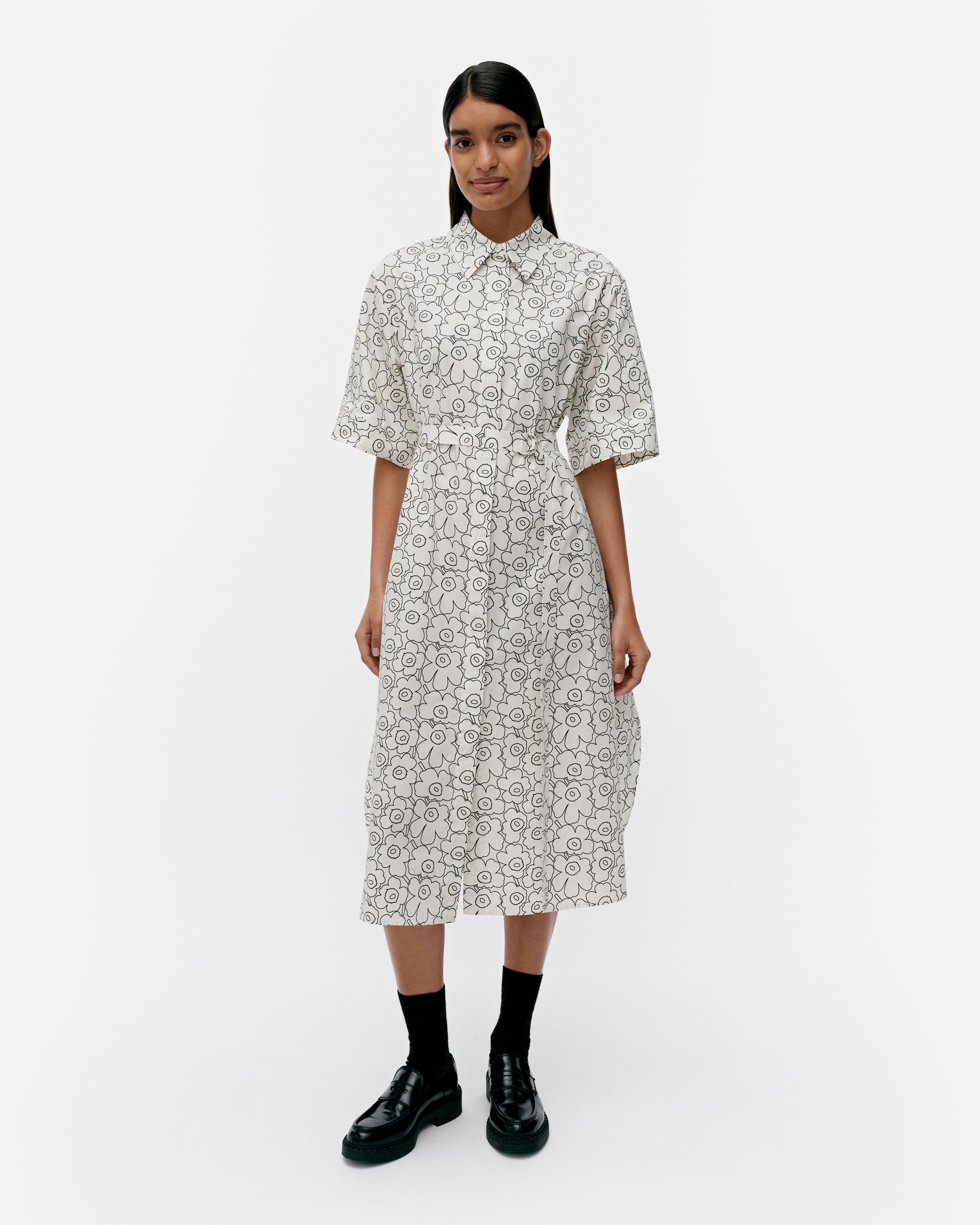 Popliini Piirto Unikko Dress