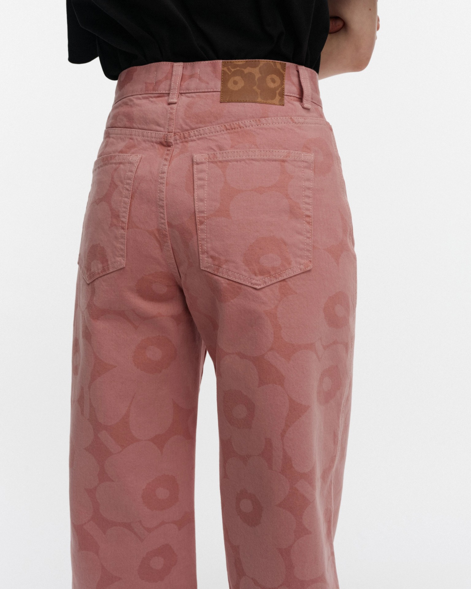 Maridenim Wide Unikko, Jeans, pink, light pink,