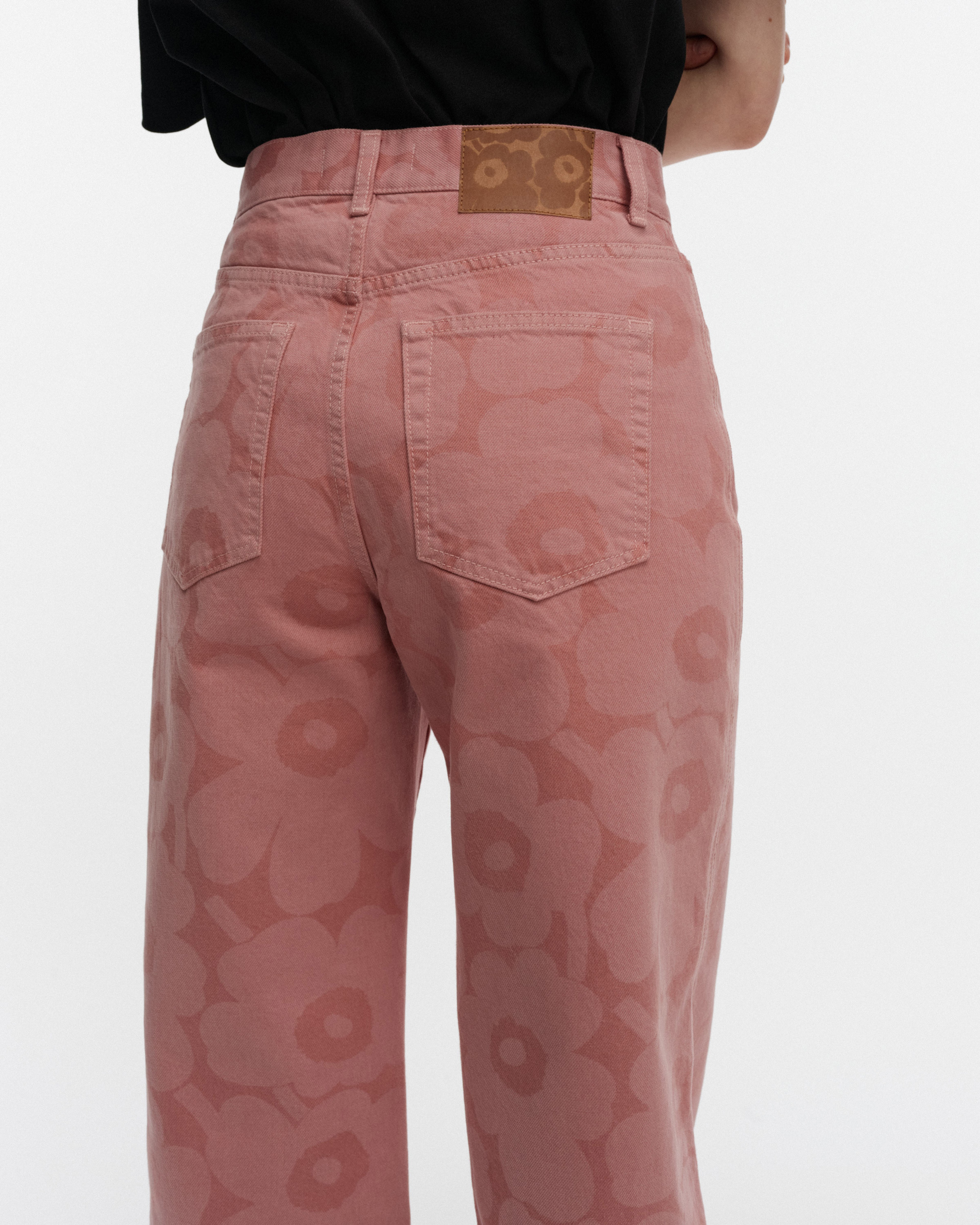 Maridenim Wide Unikko, Jeans, pink, light pink,