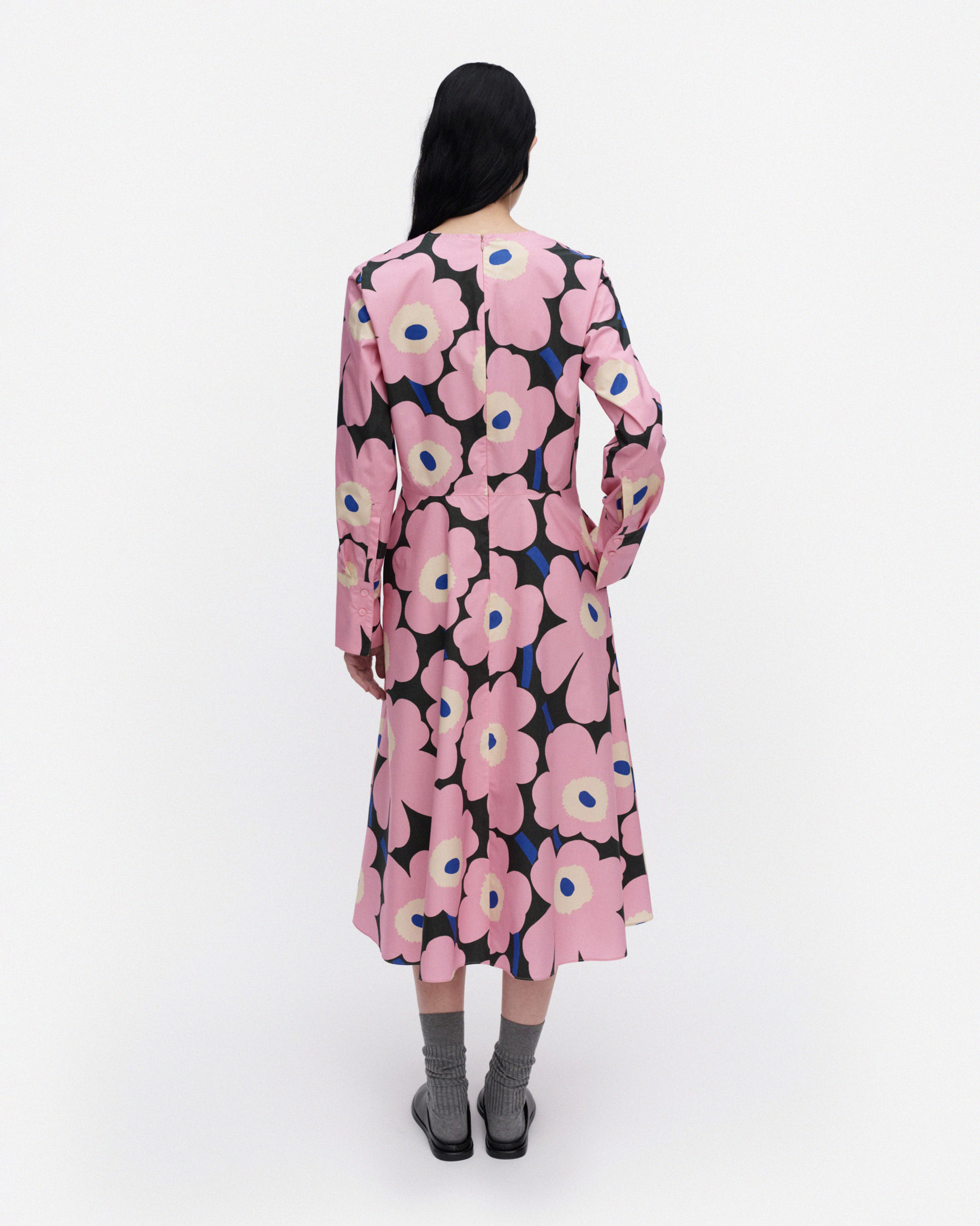Rohinna Unikko, Dress, 365-pink, green, blue,