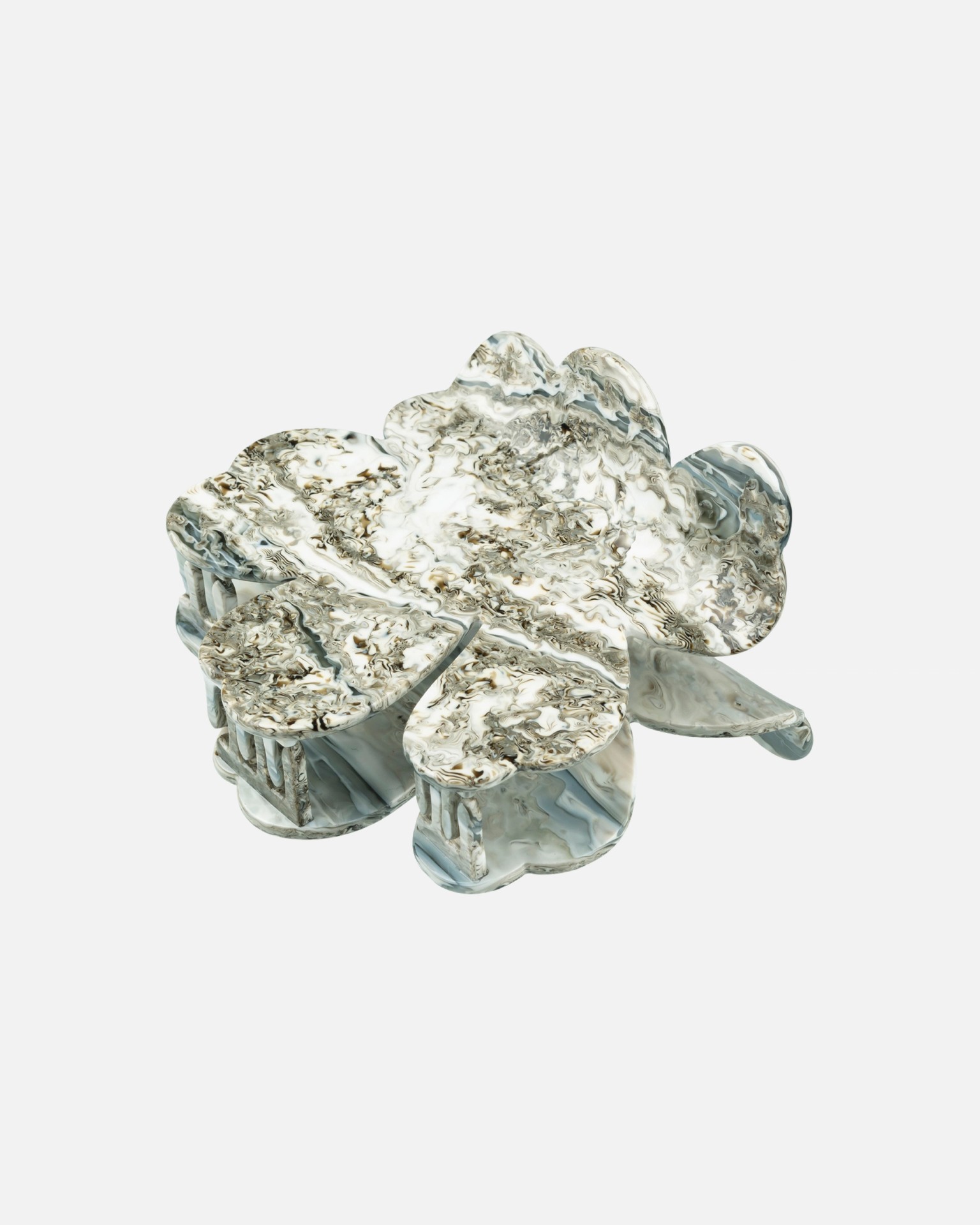 Unikko Hair Clip Large, grey,