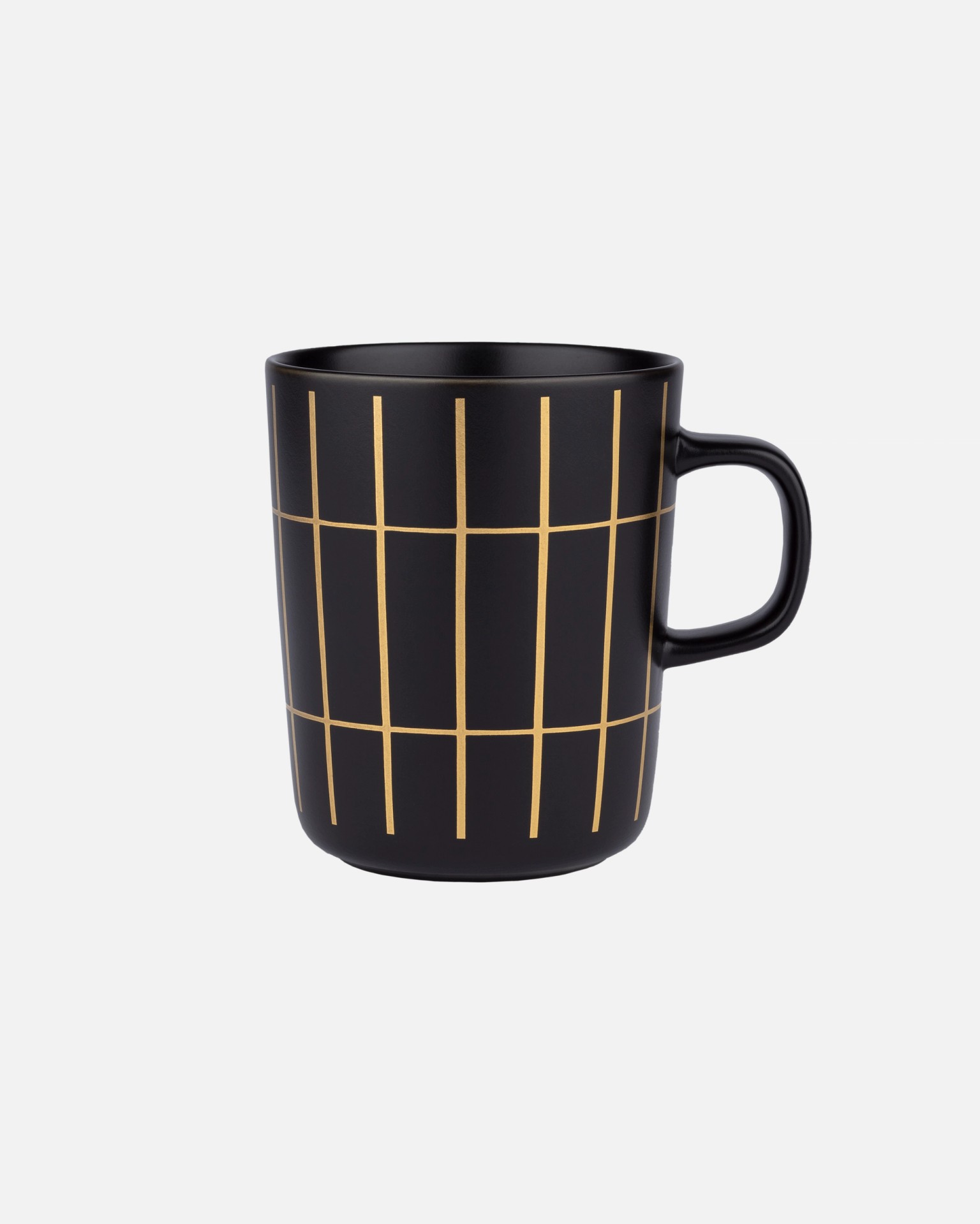 Oiva / Tiiliskivi, Mug, black, gold,