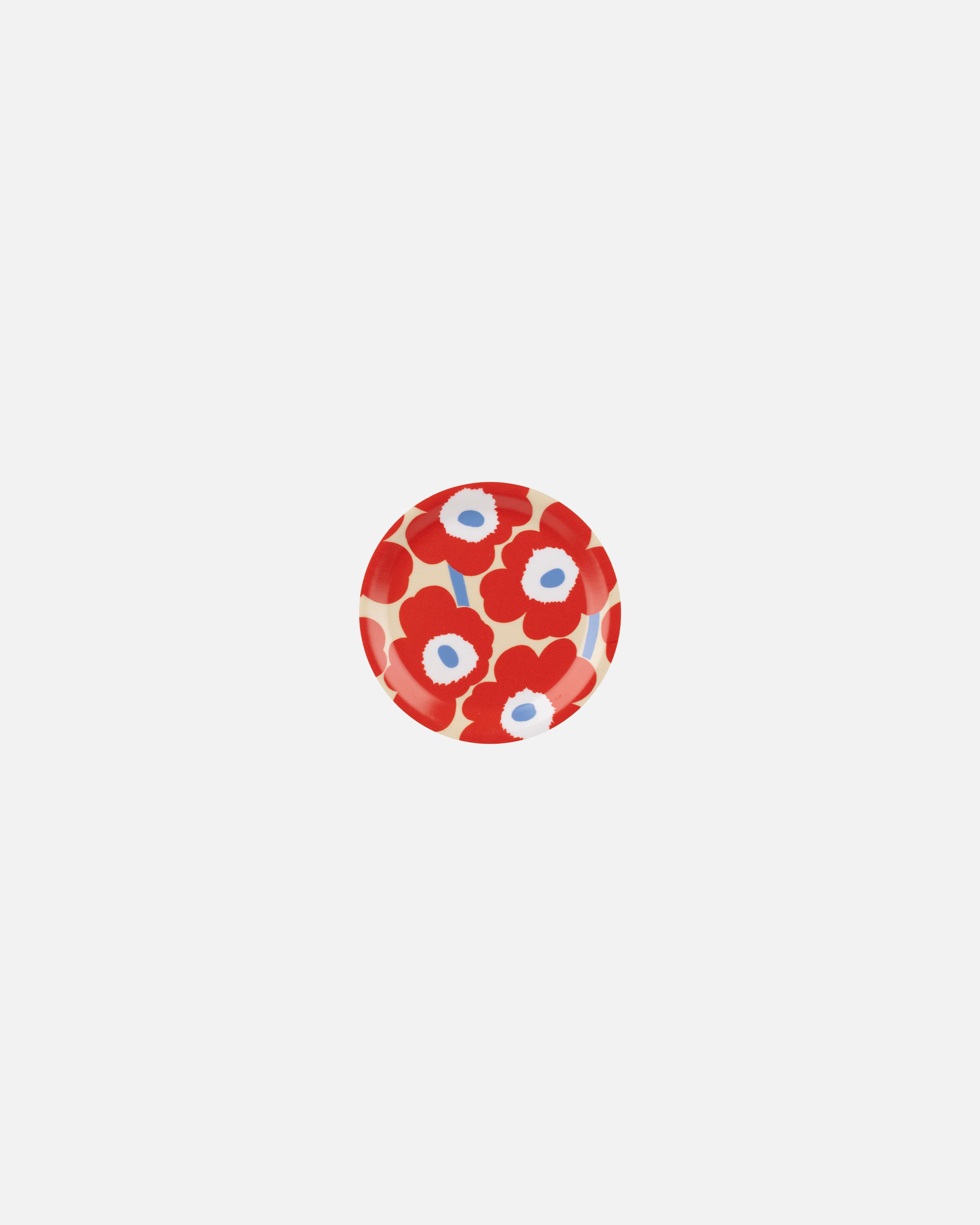 Unikko Coaster melon,or.red,lt.blue,off white | Marimekko