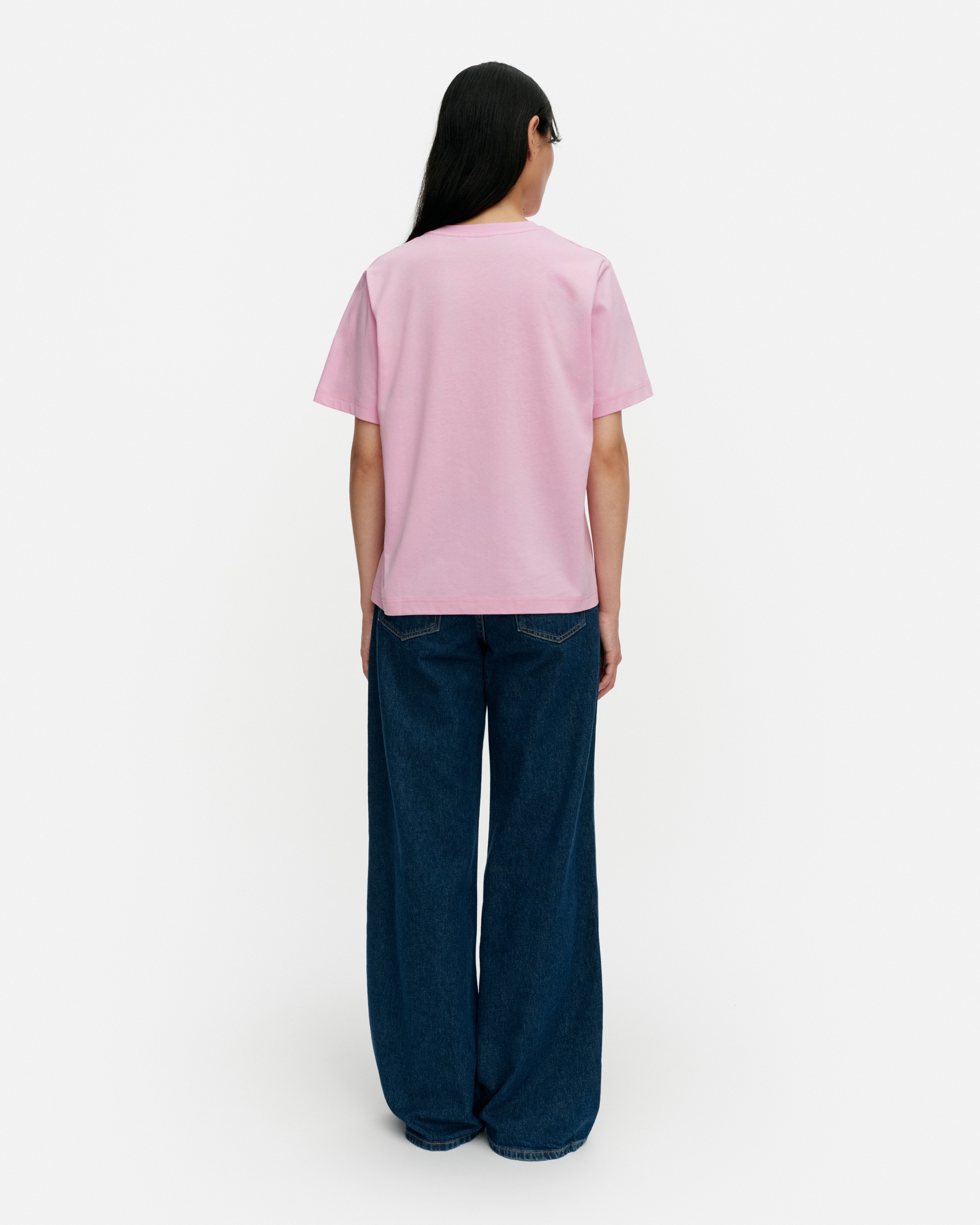 Ae Else Unikko Placementt, Kioski t-shirt, light pink, orange,