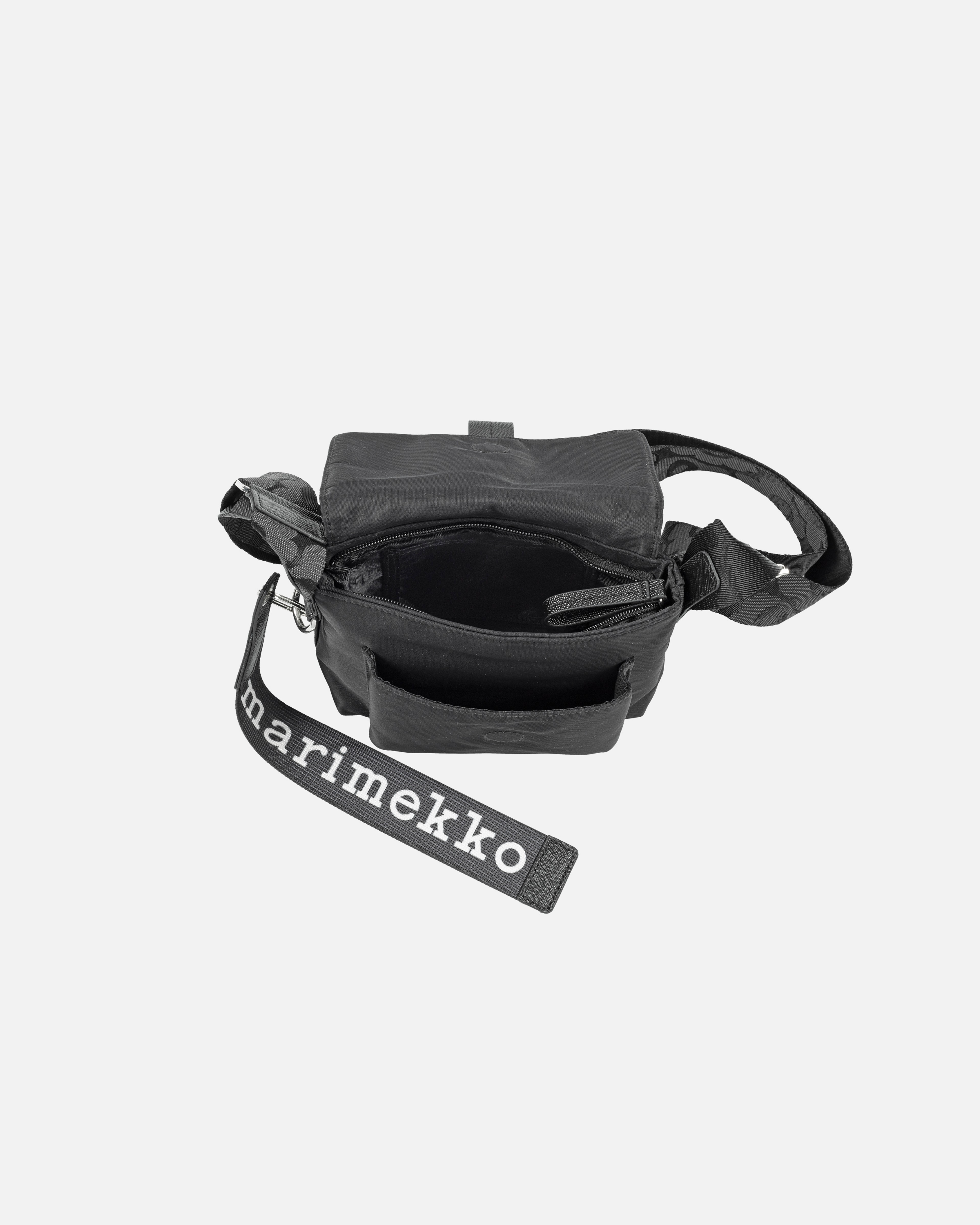 Mini Messenger Solid, Shoulder bag, black,