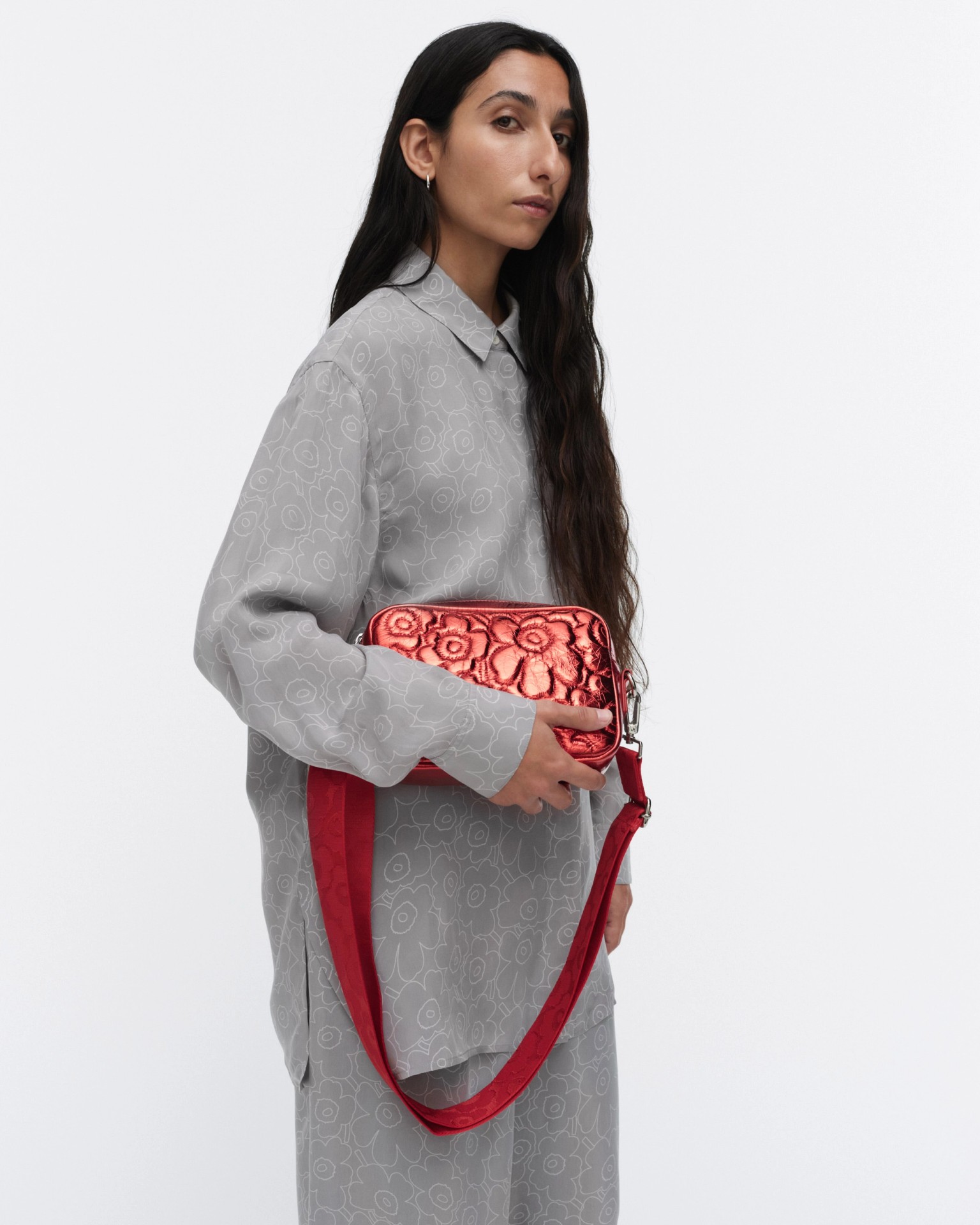 Soft Gratha Unikko, Shoulder bag, shiny red,