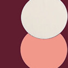 wine red, light pink, white