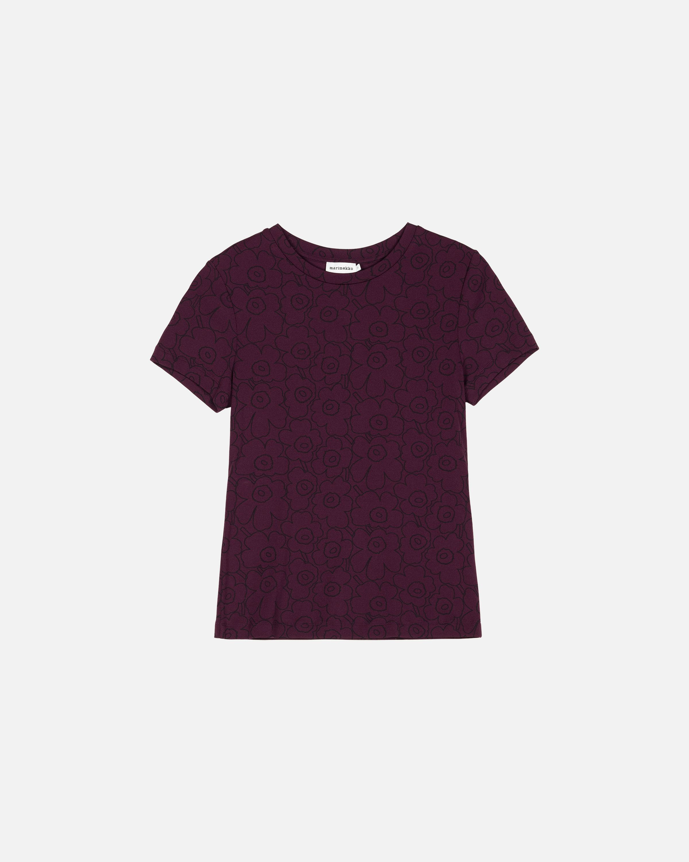 Suunta Piirto Unikko T-shirt dark purple, dark blue | Marimekko