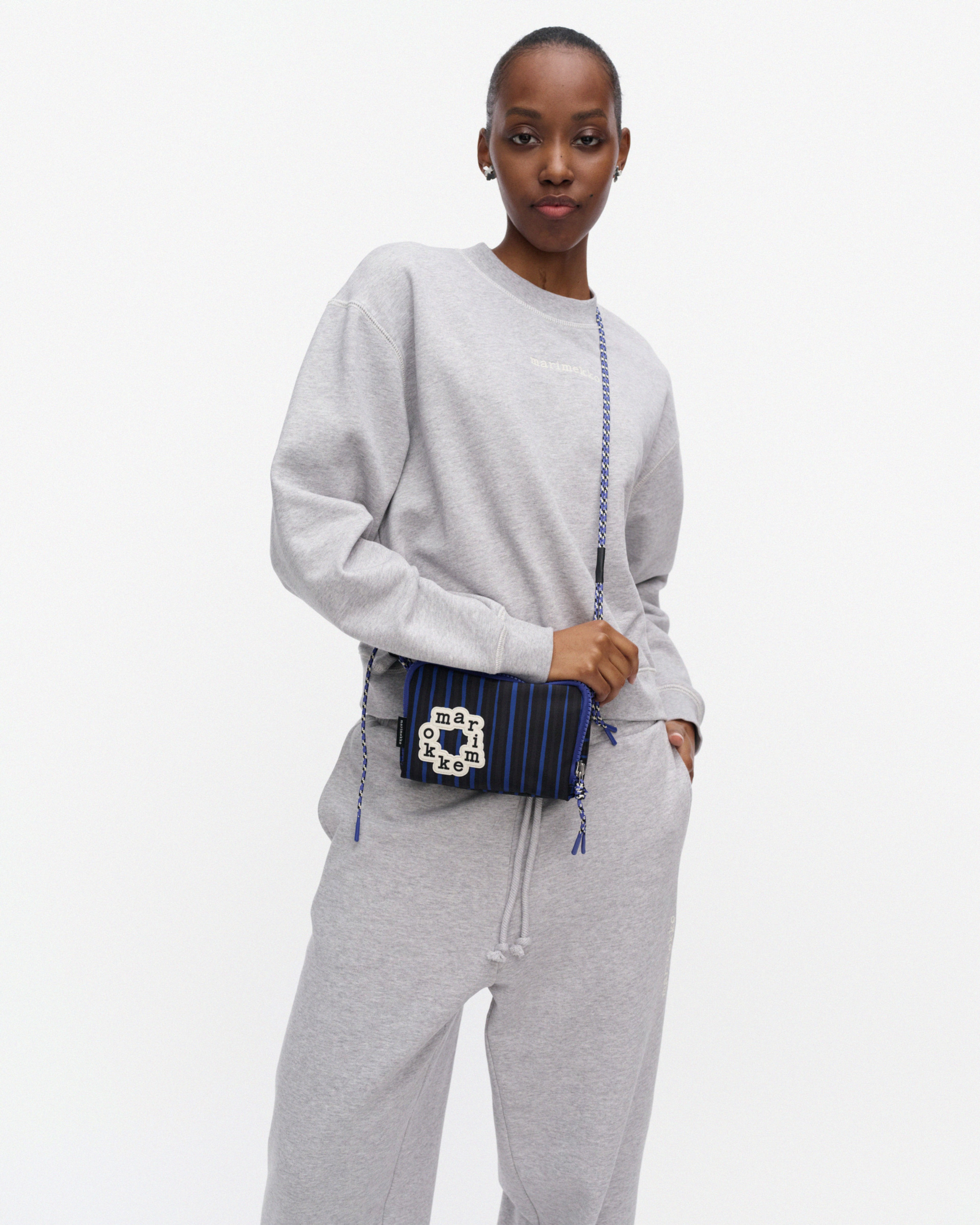 Iloisa Piccolo, Kioski shoulder bag, blue, black, dark grey,