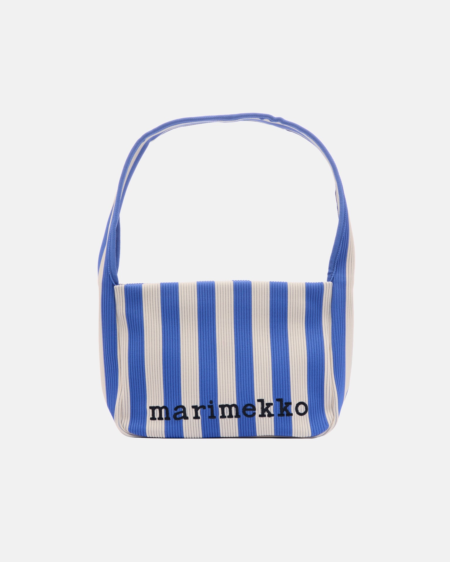 Knitted Shoulderbag Merirosvo, Shoulder bag, blue, off white,