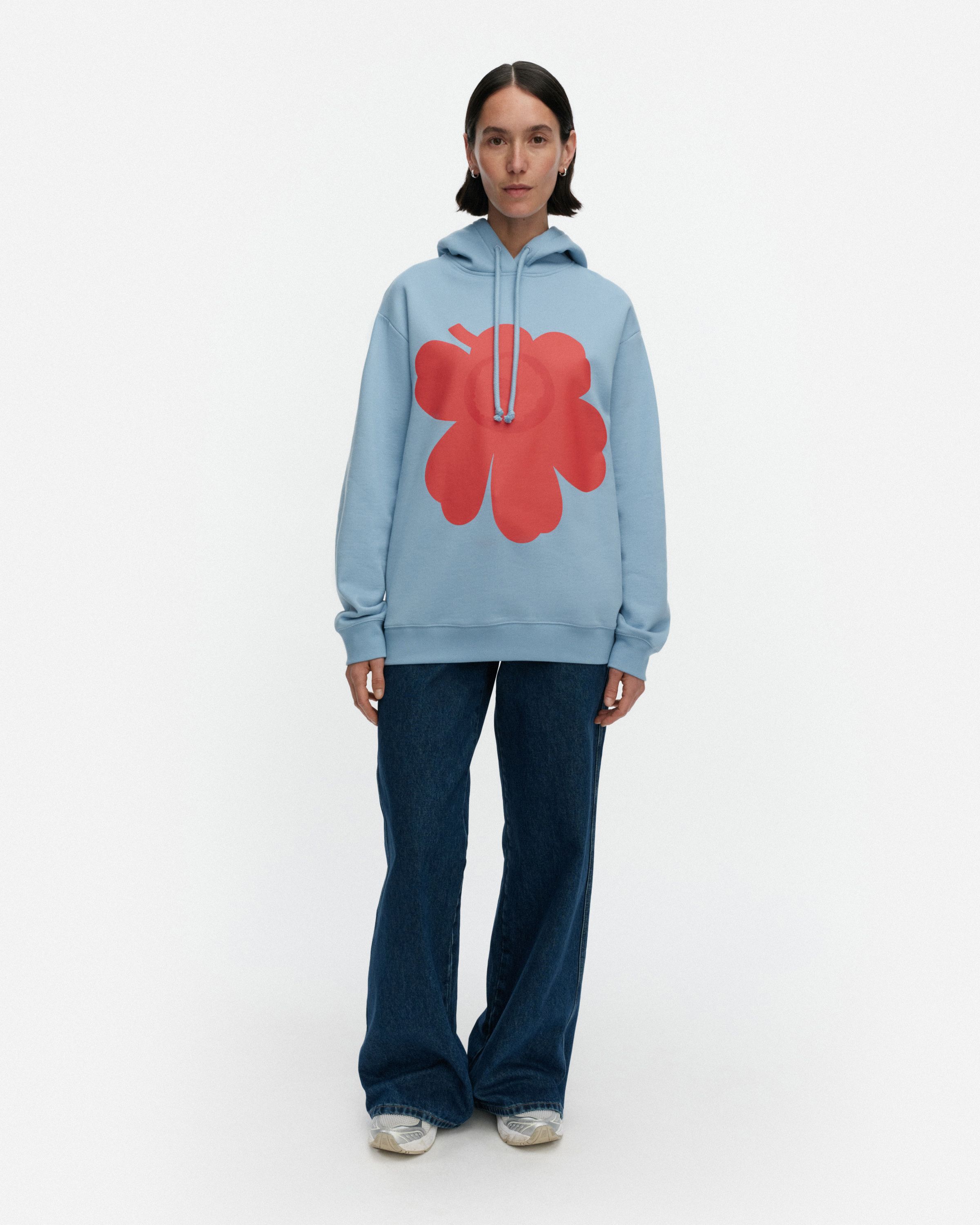 Runoja Unikko Placement Kioski hoodie | Marimekko